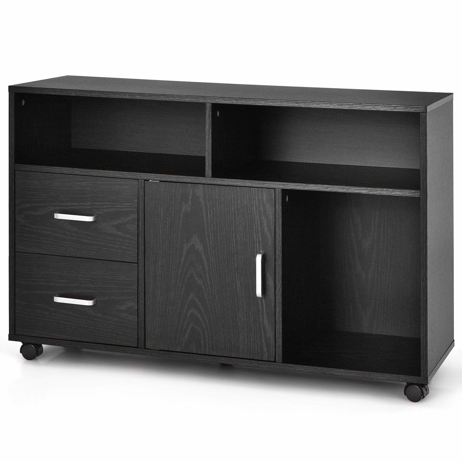 Mobilt arkivskåp – 2 lådor, 3 hyllor, rullande hjul | Hem & Hobby | Pryloteket