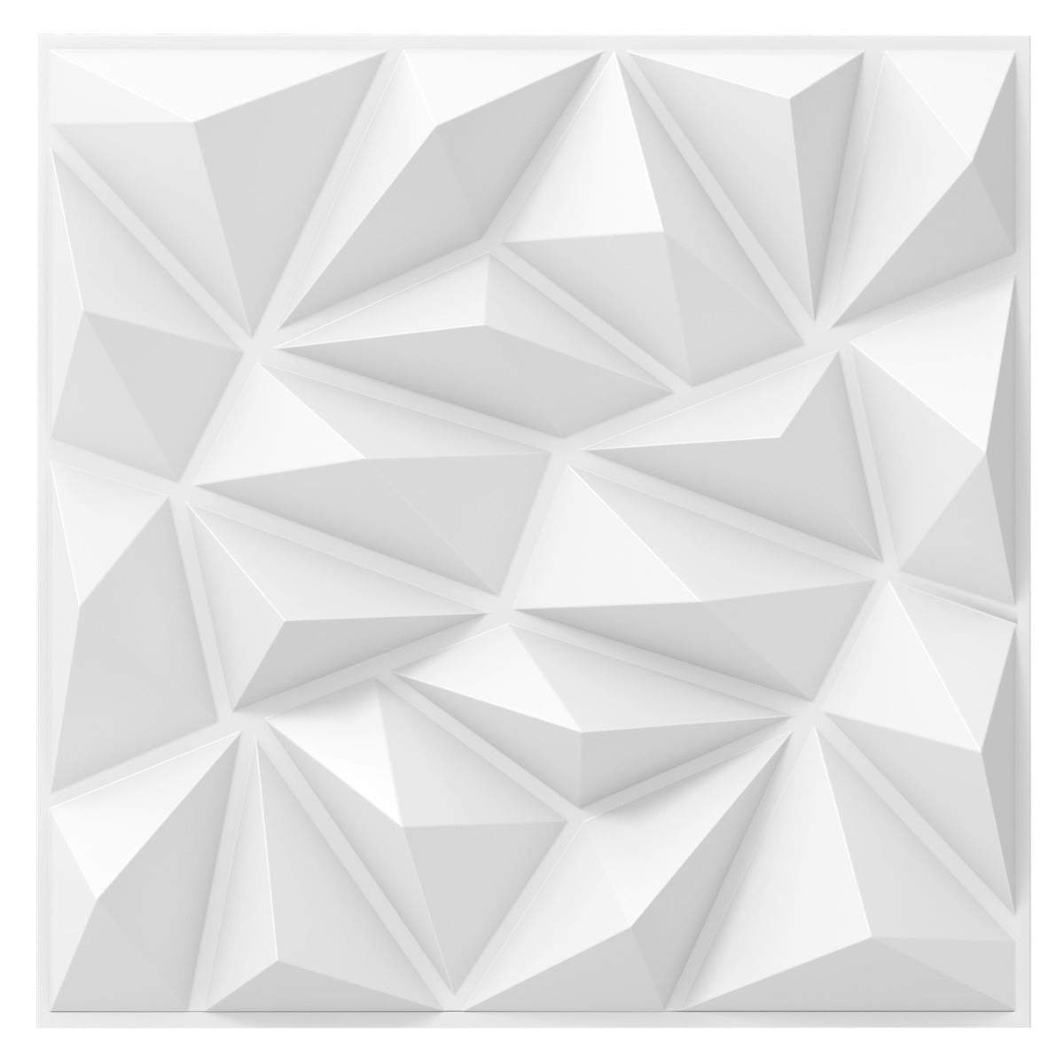 3D-väggpaneler, diamantmönster, självhäftande, 5m² täckning | Hem & Hobby | Pryloteket