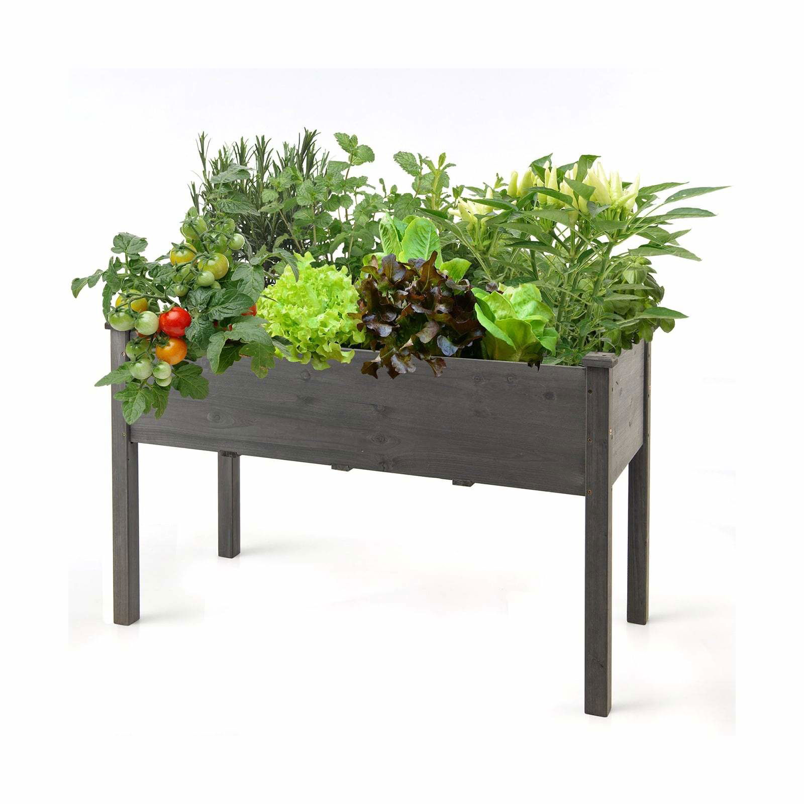 Højbed – Stort gråt grantræ, 125x59x76 cm