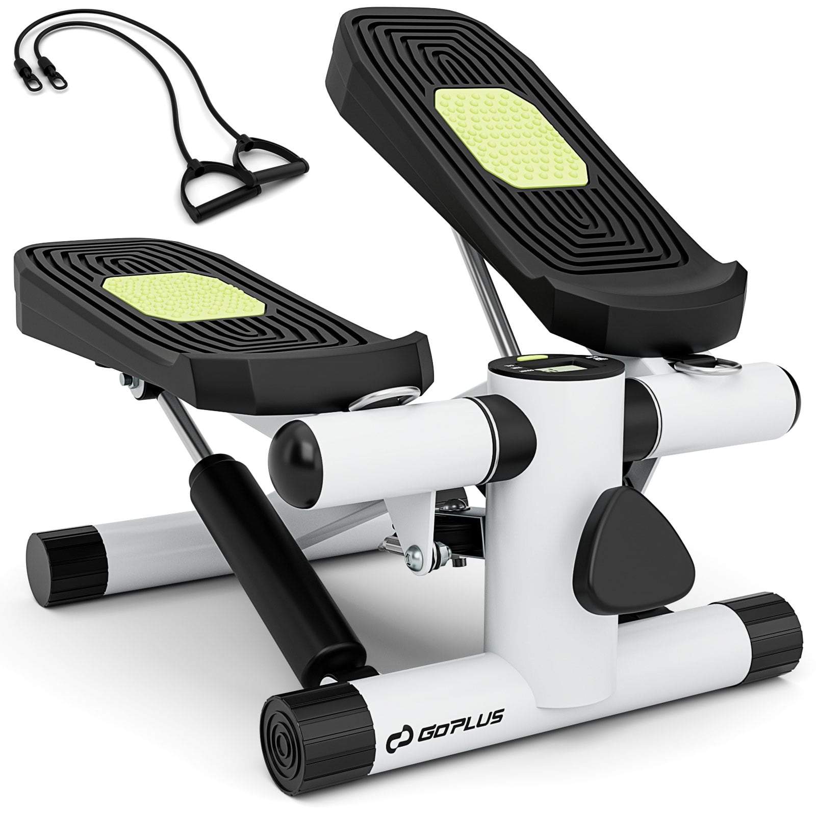 Mini Stepper med Elastikker – Justerbar & Kompakt