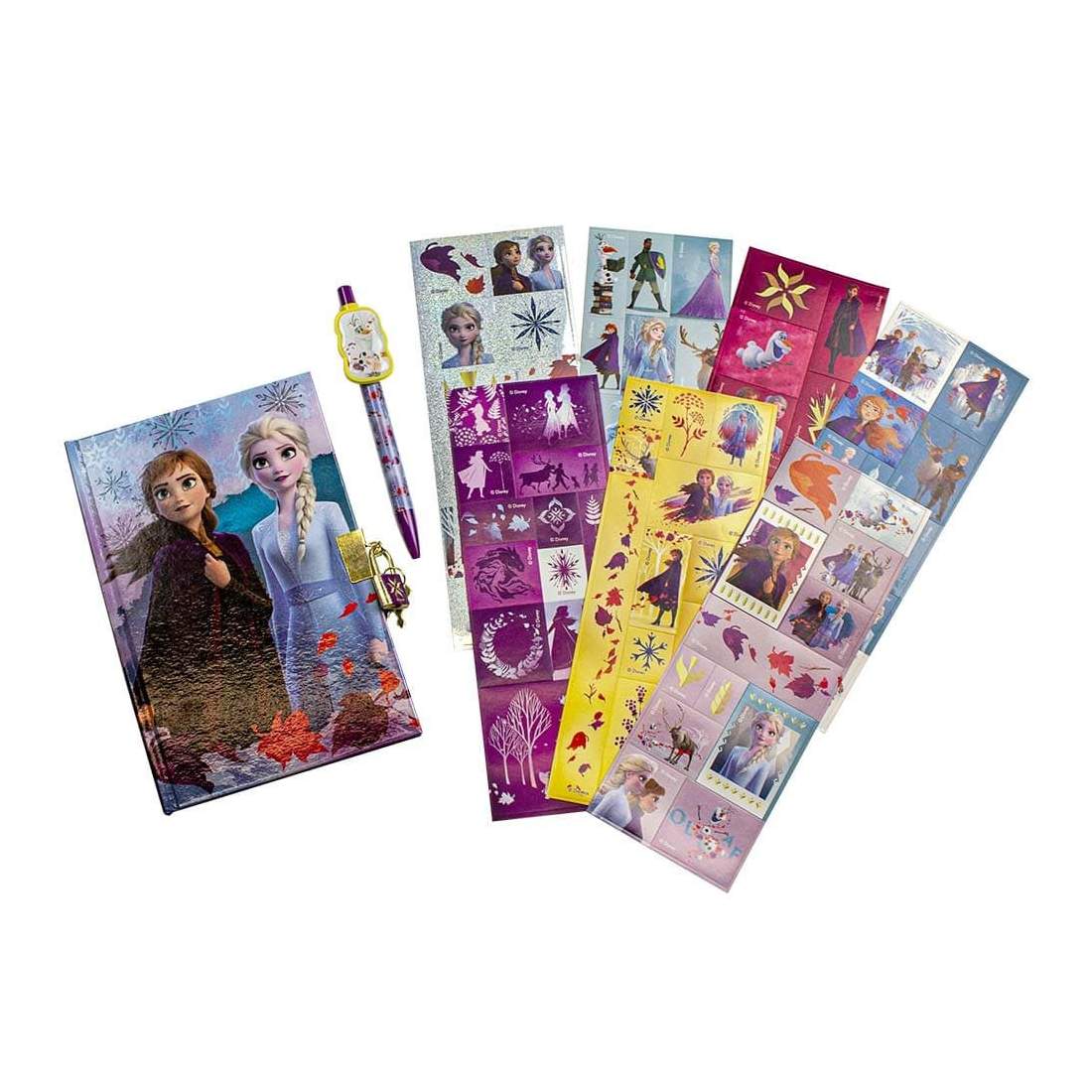Frozen 2 / Frost 2 - Dagbok med Klistermärken | Leksaker & Spel - Intressen - Disney - Frozen (Frost) | Pryloteket
