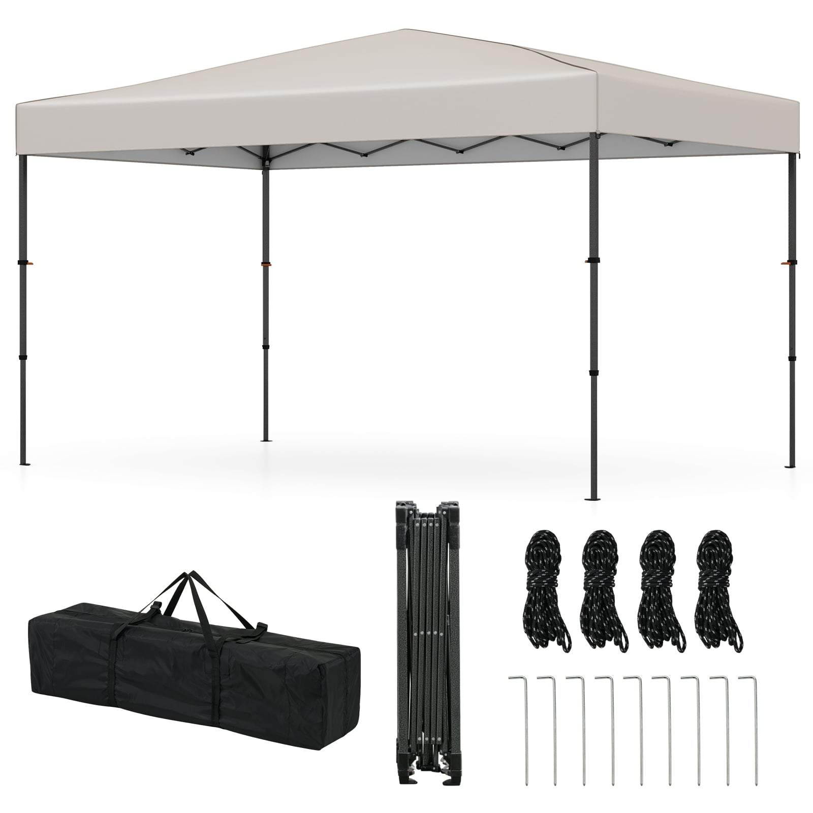 Pop-up-pavillon 365x225 cm – UV-beskyttelse, bærbar taske