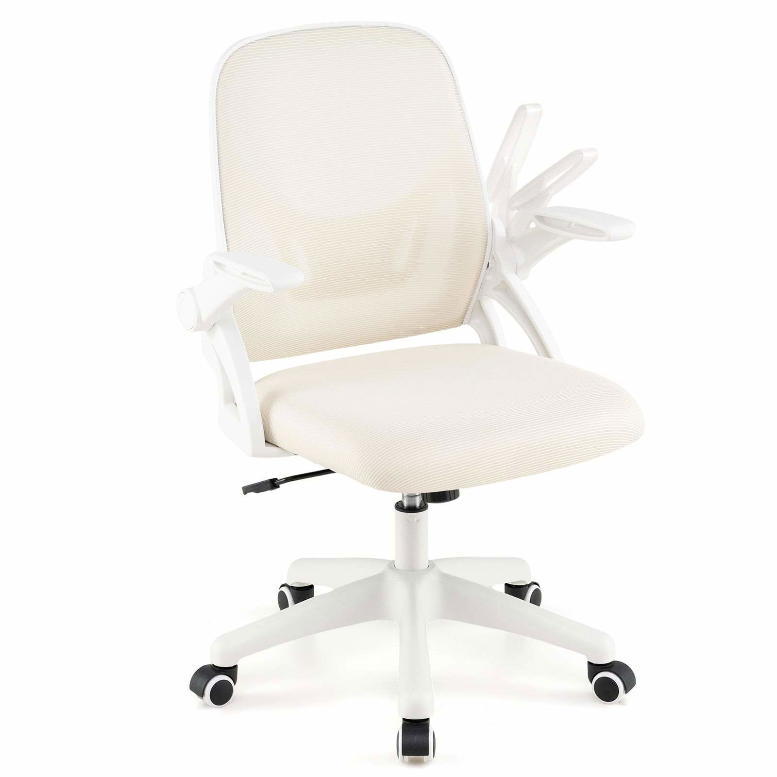 Ergonomisk kontorstol, foldbare armlæn og gyngefunktion