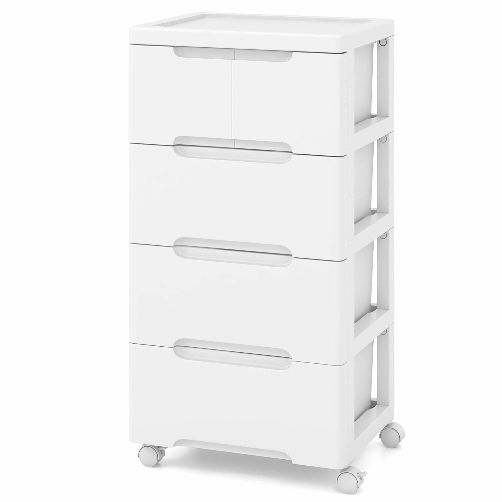 Rullende opbevaringsskab med 5 skuffer – Nem mobilitet