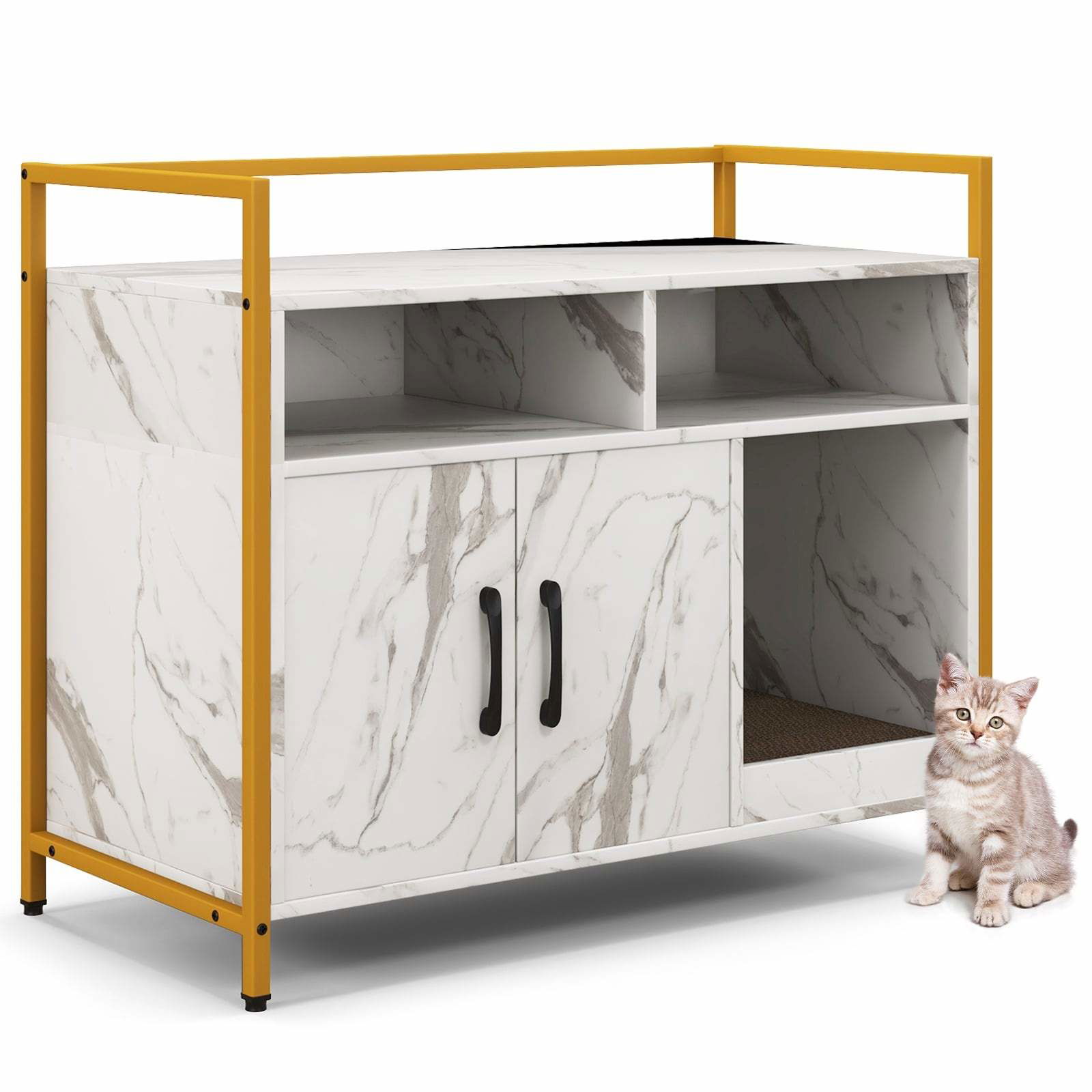 Kattegrusskab – Ventileret, Kradsepude, Opbevaring