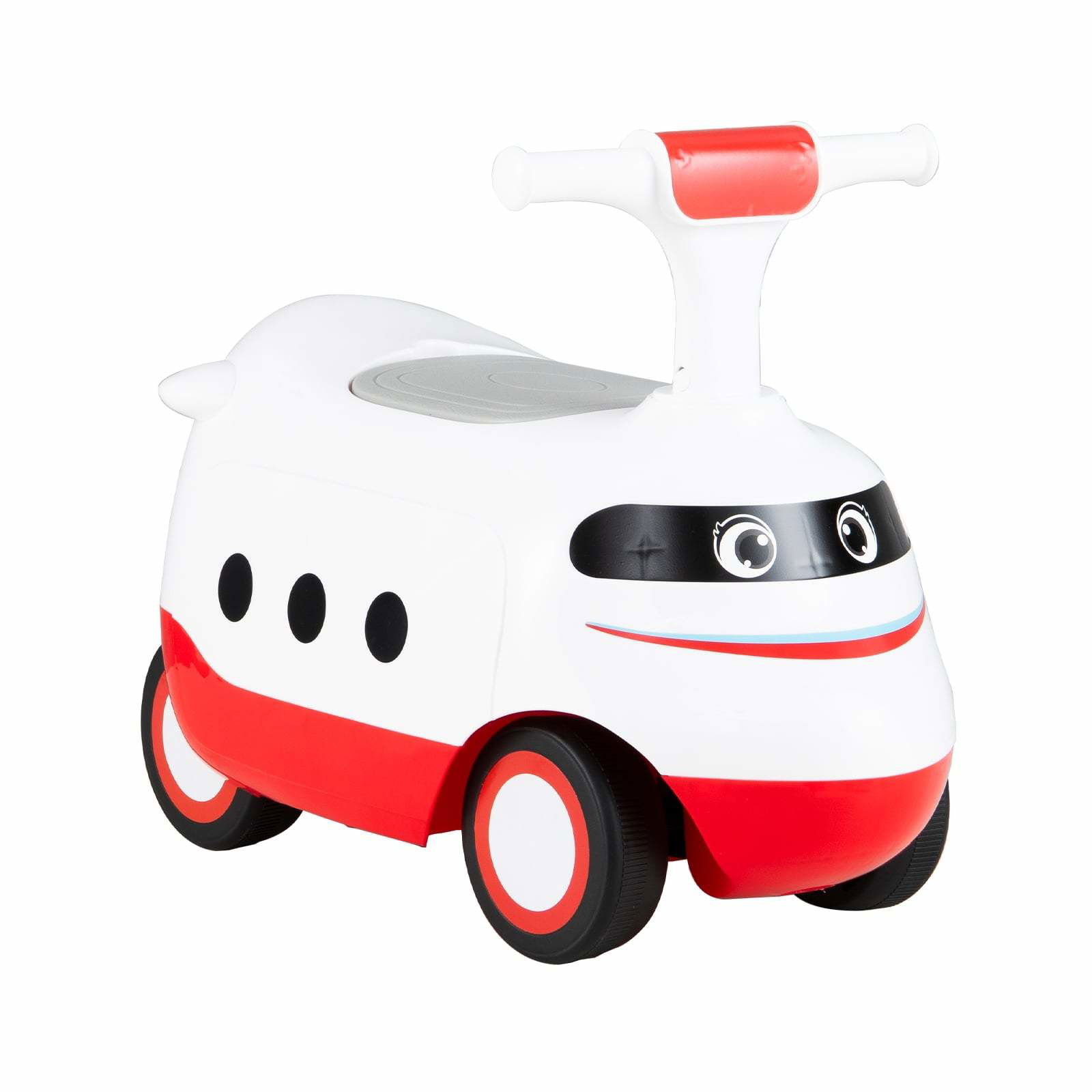 Åkbil för småbarn med tuta och förvaring – Vit | Hem & Hobby | Pryloteket