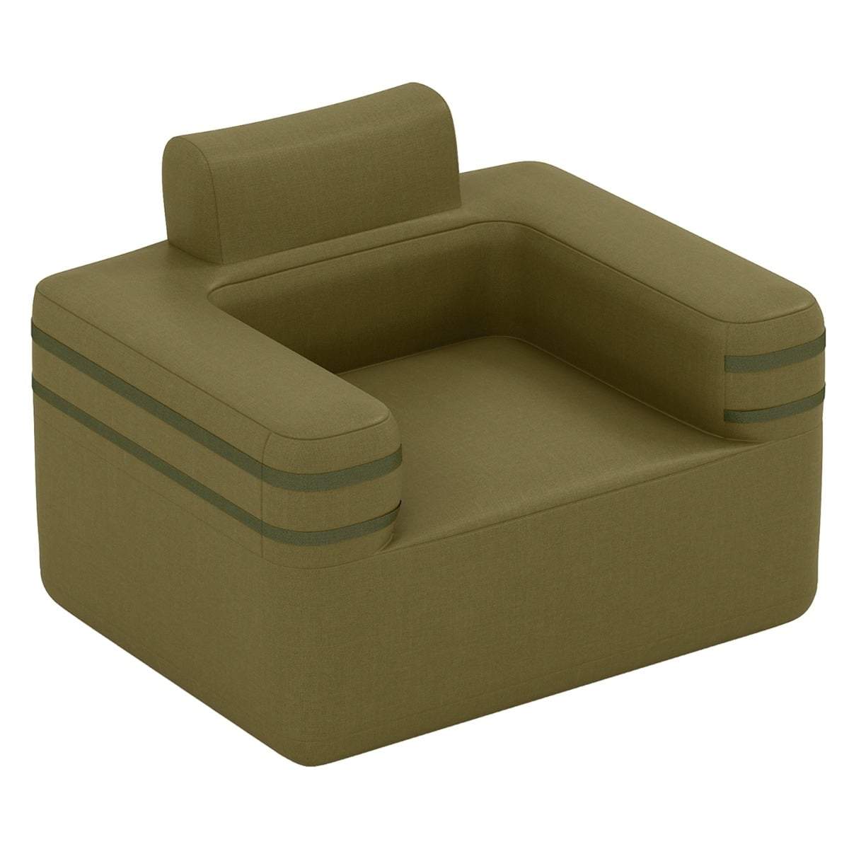 Oppustelig sofa med pumpe og opbevaringstaske – 1 person