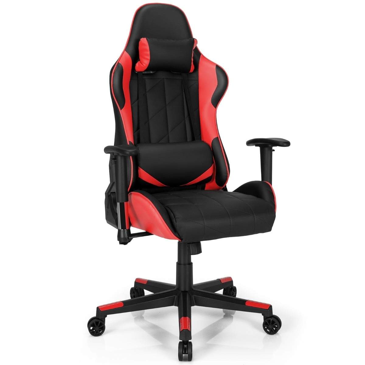 Gamingstol med justerbar lænelæn og ergonomisk støtte