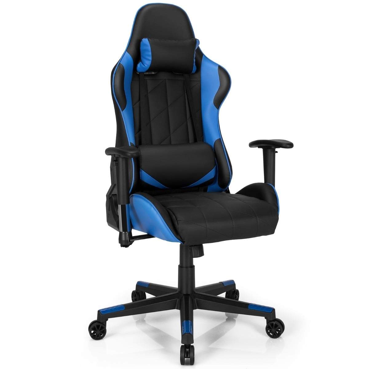 Gamingstol, justerbar lænestol og ergonomisk støtte
