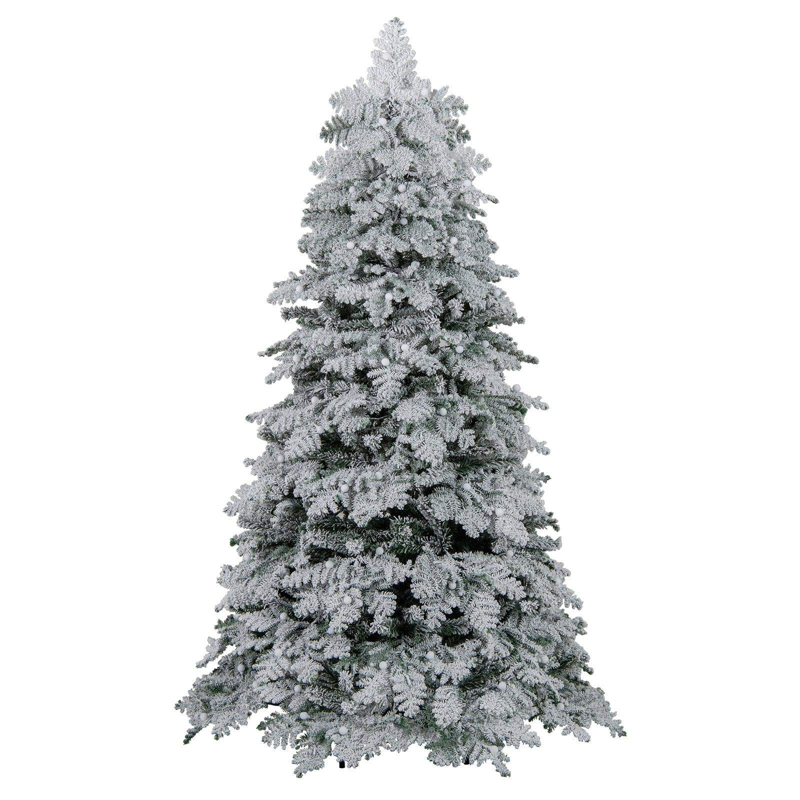 180 cm konstgjord julgran med snöiga LED-ljus | Hem & Hobby | Pryloteket