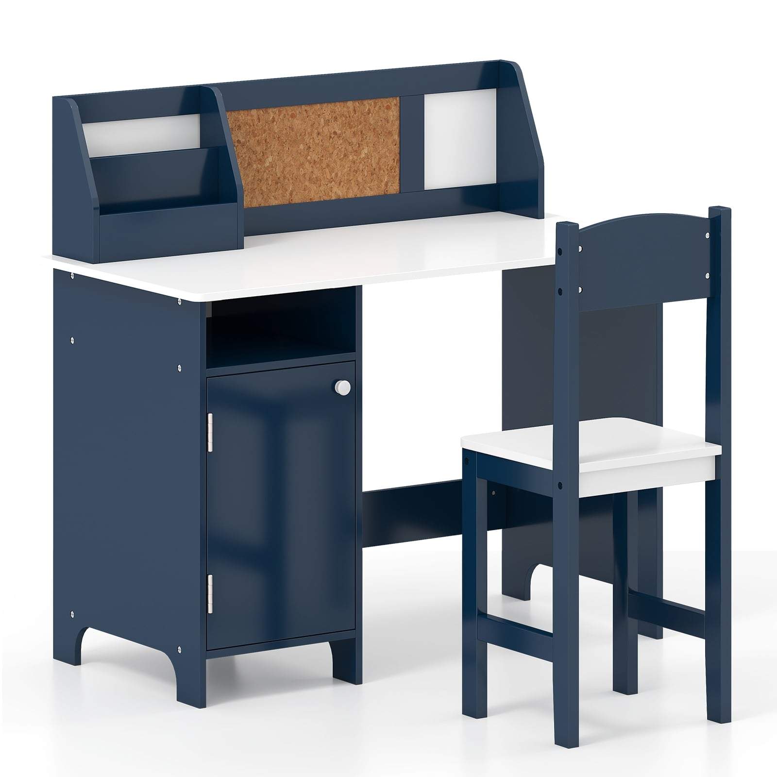 Barnbord och stolsset med förvaring – blå, ergonomisk design | Hem & Hobby | Pryloteket