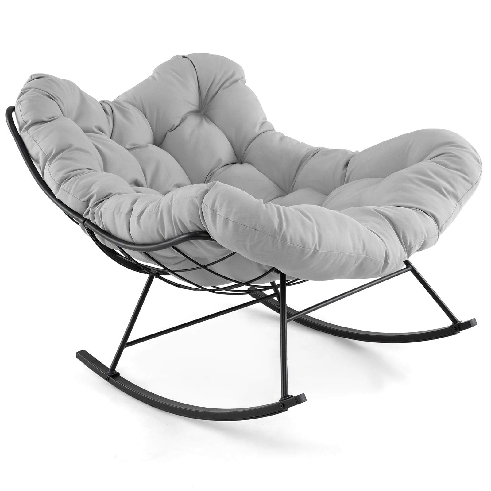 Overdimensioneret Papasan gyngestol med hynde – 205 kg kapacitet