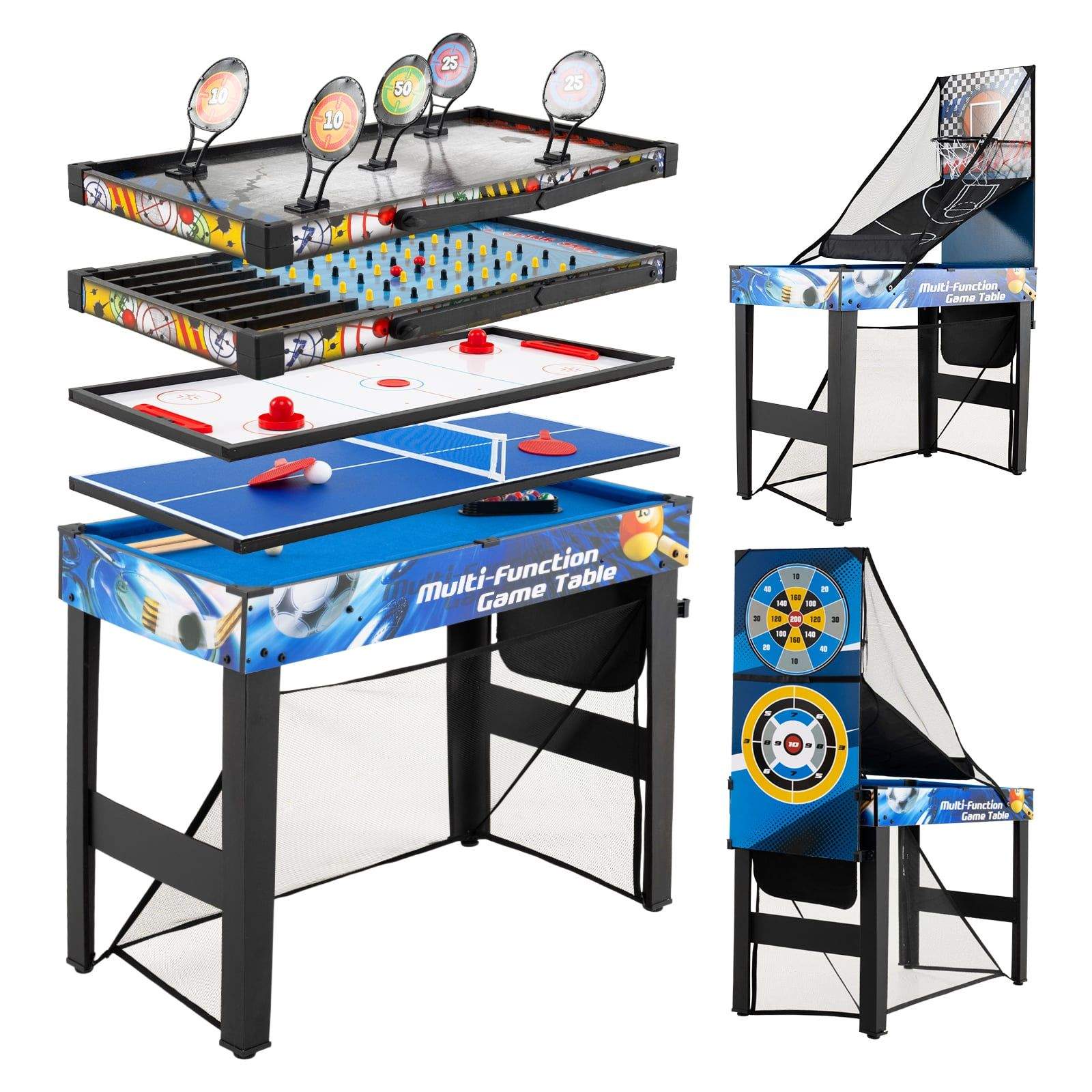 10-i-1 multispelsbordset – Biljard, Hockey, Mer | Hem & Hobby | Pryloteket