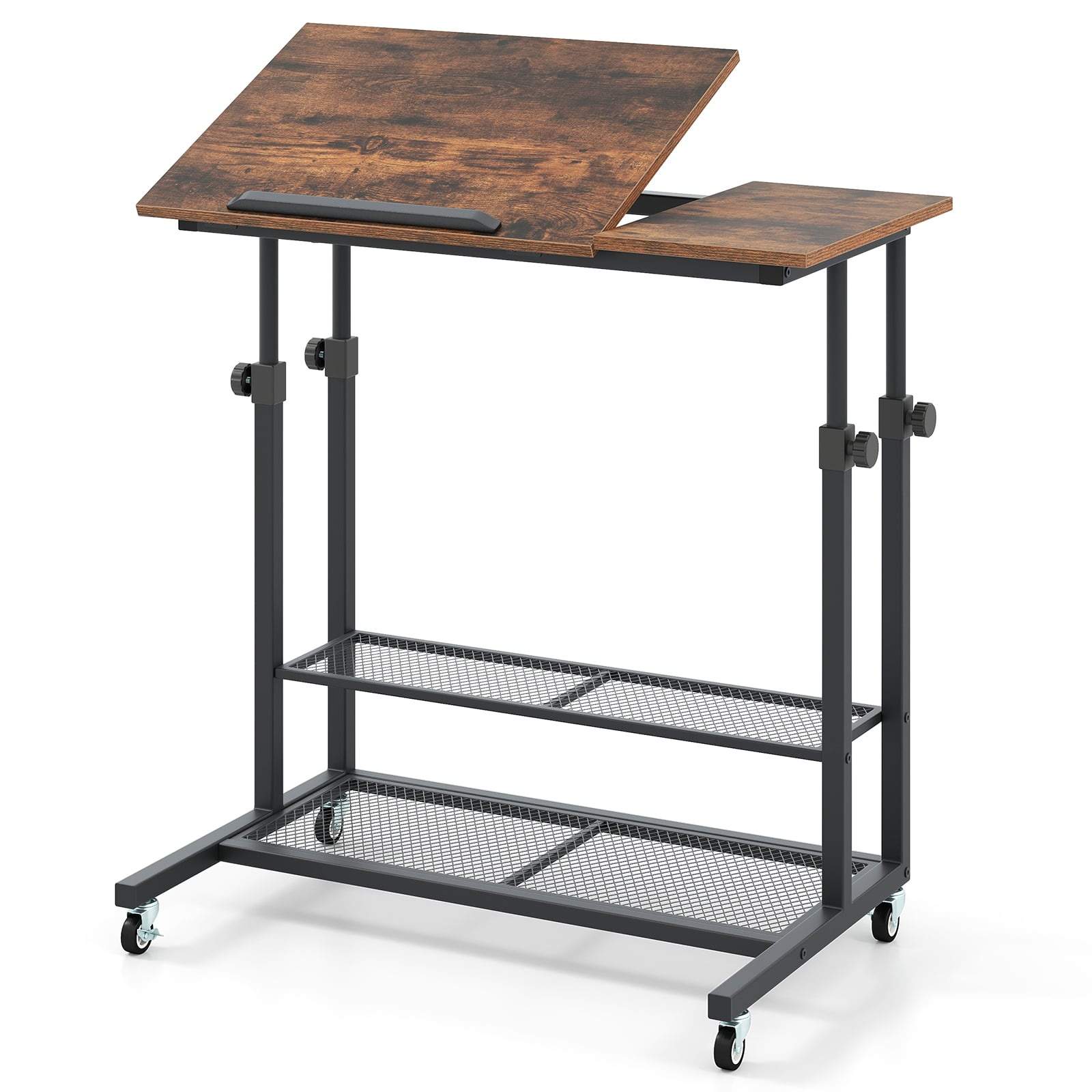 Justerbart rullande nattduksbord – Tippbar topp och förvaring | Hem & Hobby | Pryloteket