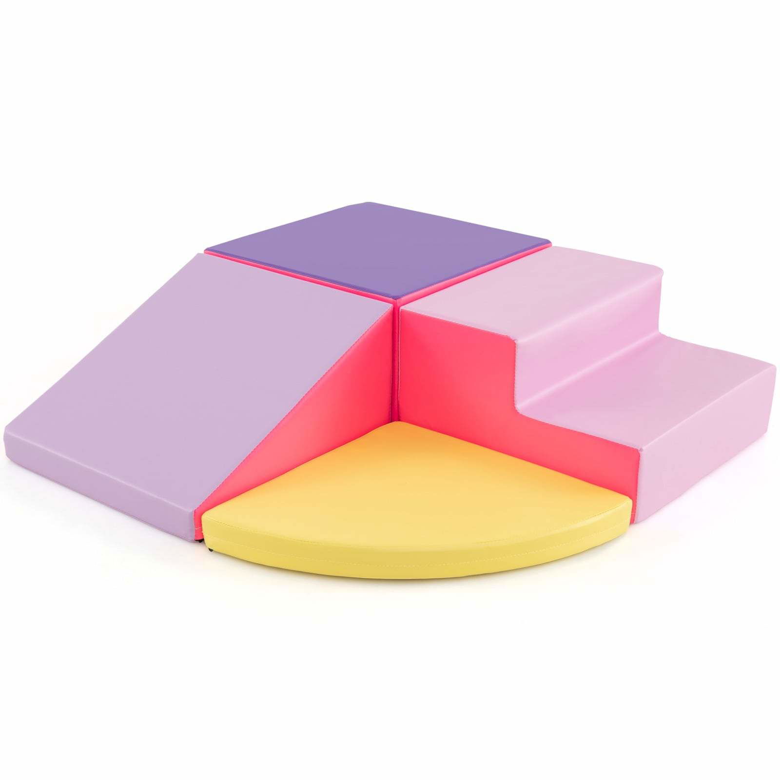 Skumlegeklodser – 4-delt klatre- og rutsjebane-sjov