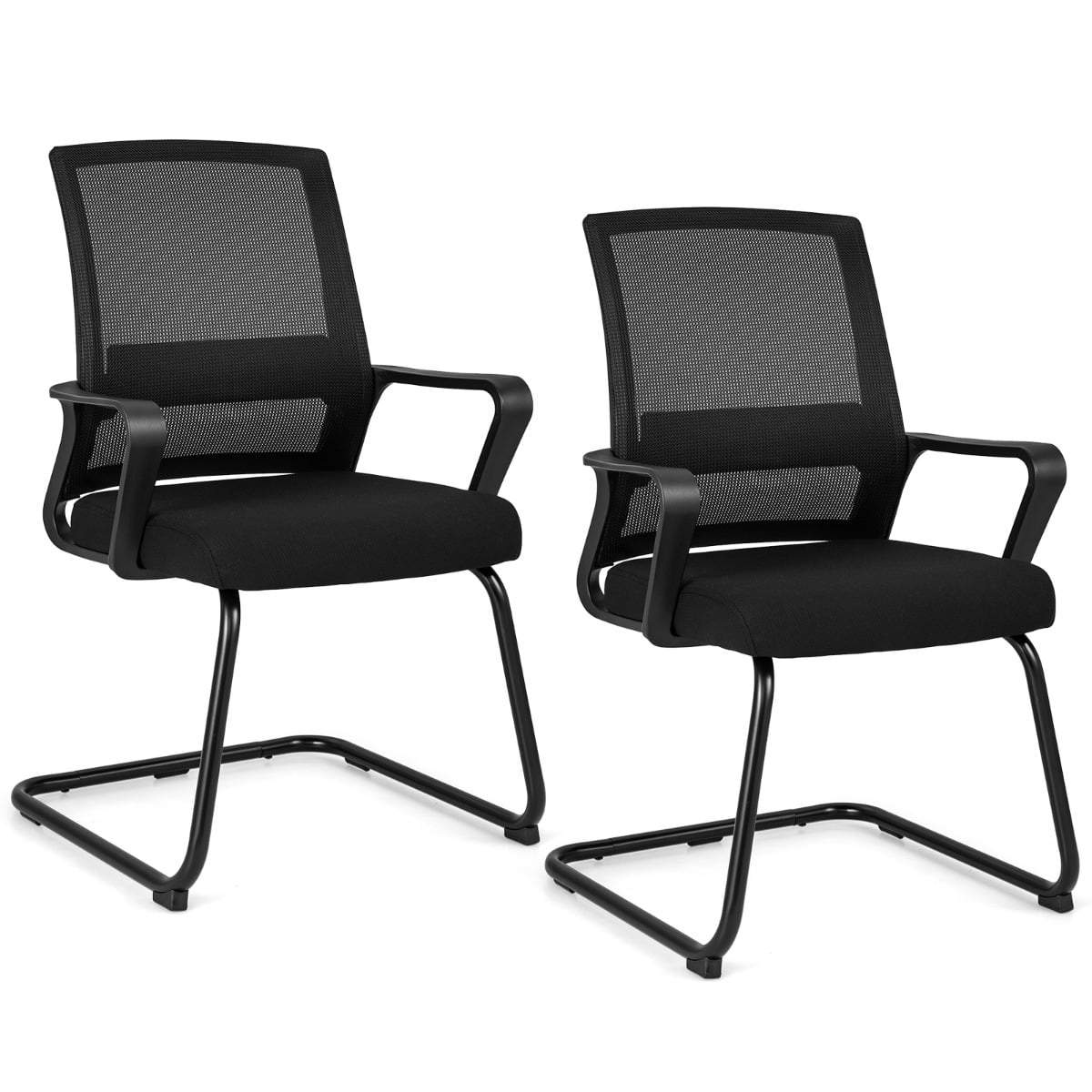 Ergonomisk gästfåtölj i nät – svankstöd, metallram | Hem & Hobby | Pryloteket