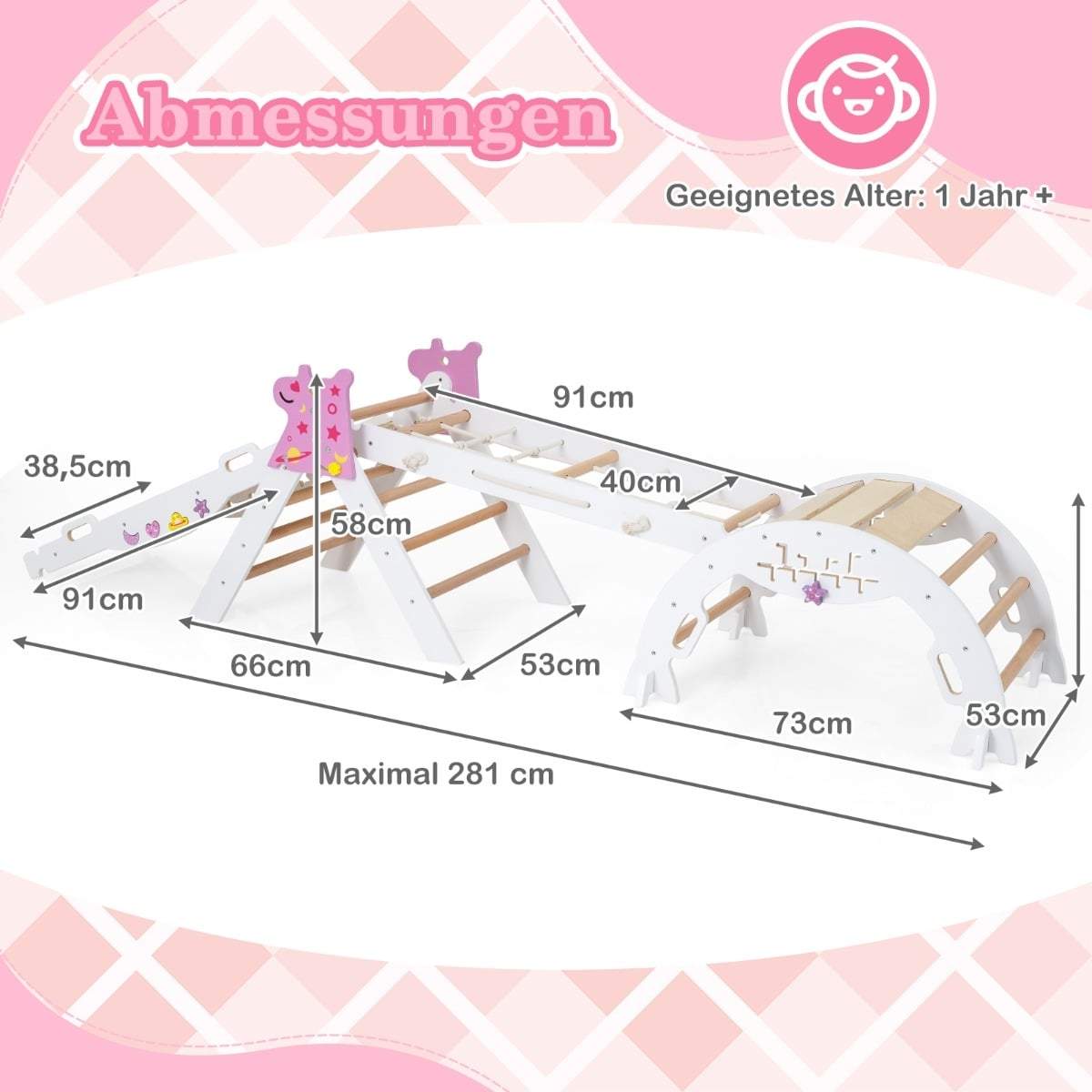 Barnklätterset inomhus – 8-i-1 lekäventyr | Hem & Hobby | Pryloteket