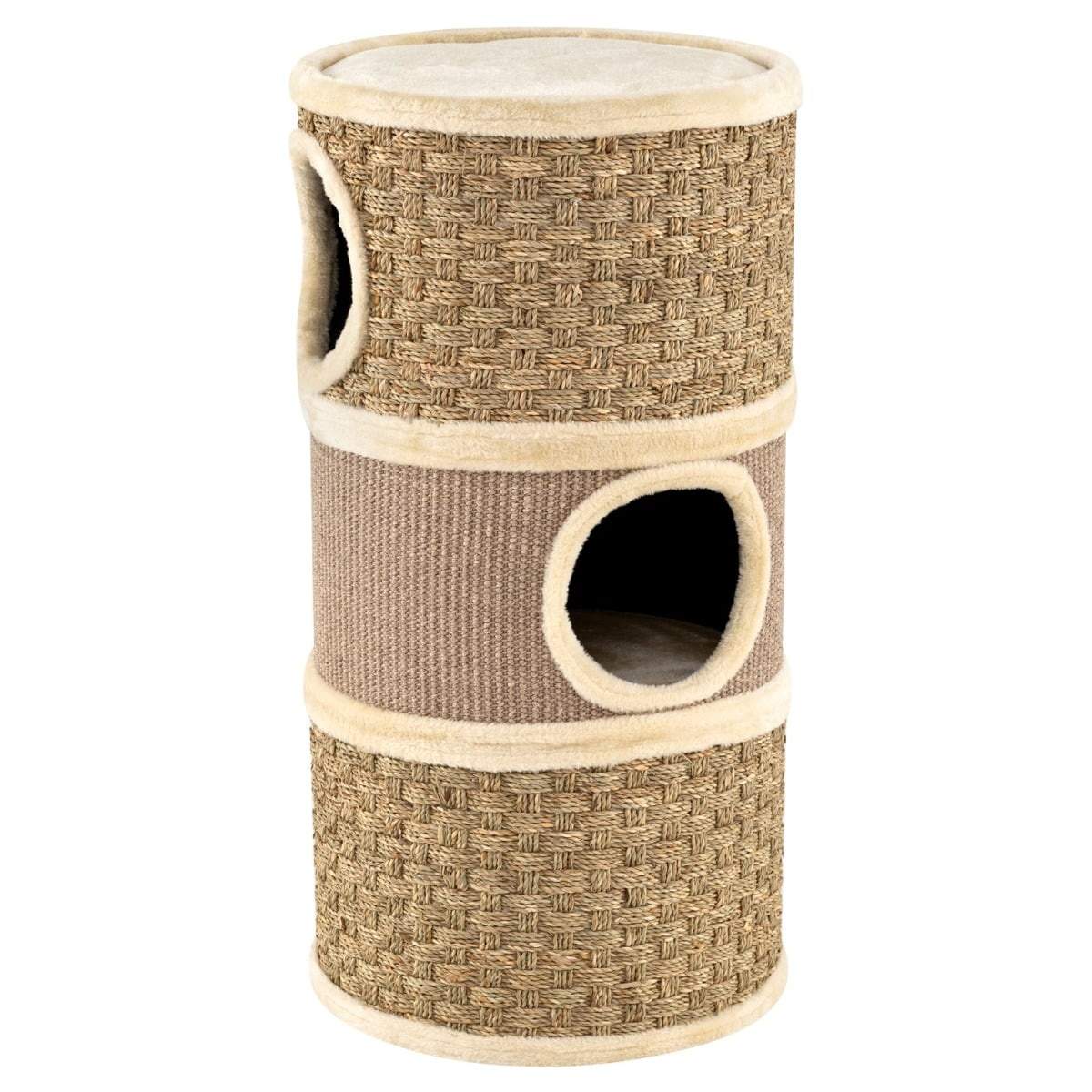 Kattorn med klösträd i sisal och 3 mysiga gömställen | Hem & Hobby | Pryloteket