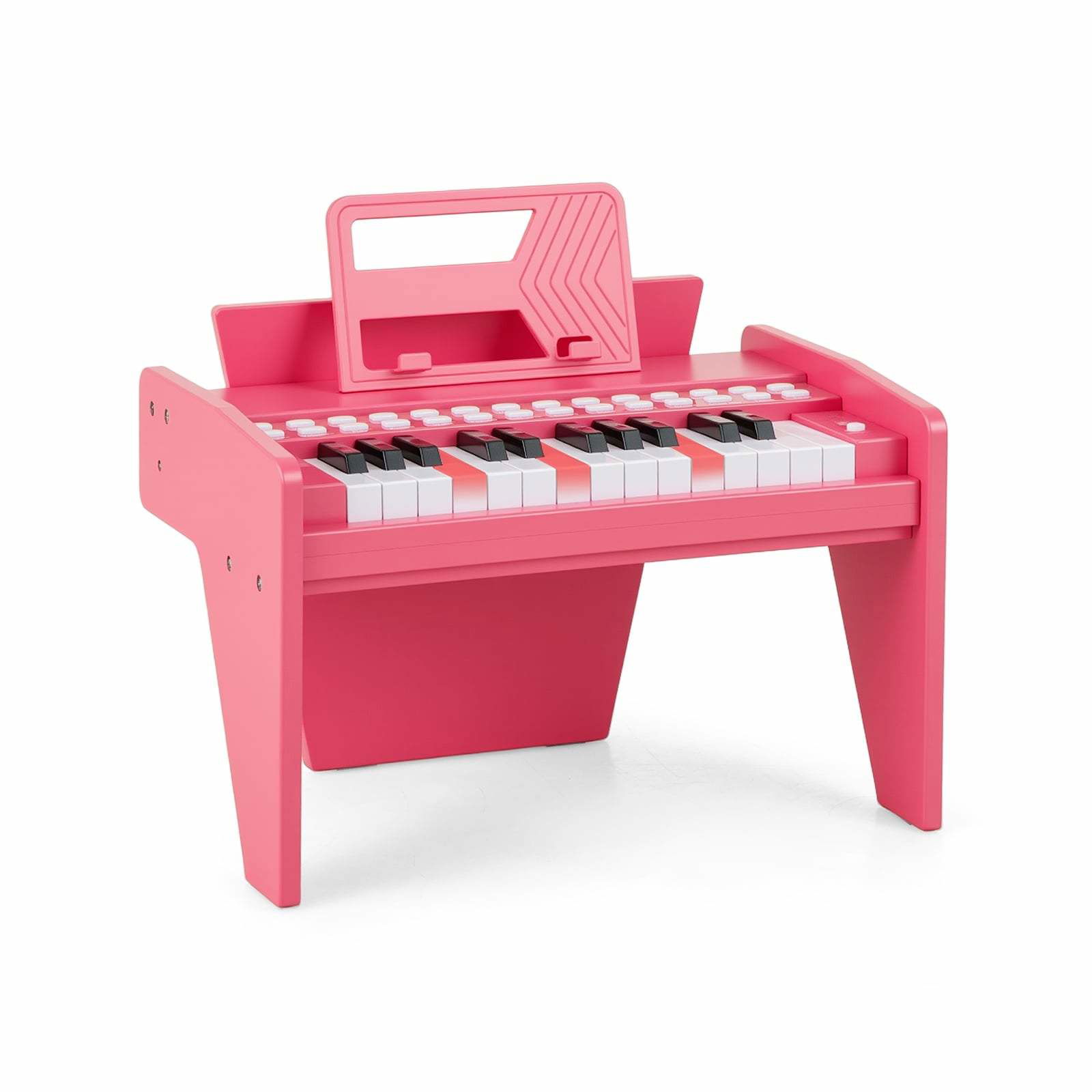 Mini-digitalpiano för barn med 25 tangenter – justerbar hastighet, rosa | Hem & Hobby | Pryloteket