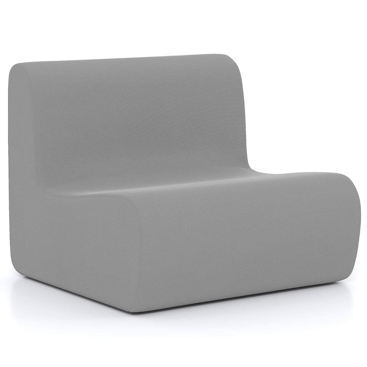 Grå sammetssäckstol – Ergonomisk, mjuk, ingen montering | Hem & Hobby | Pryloteket