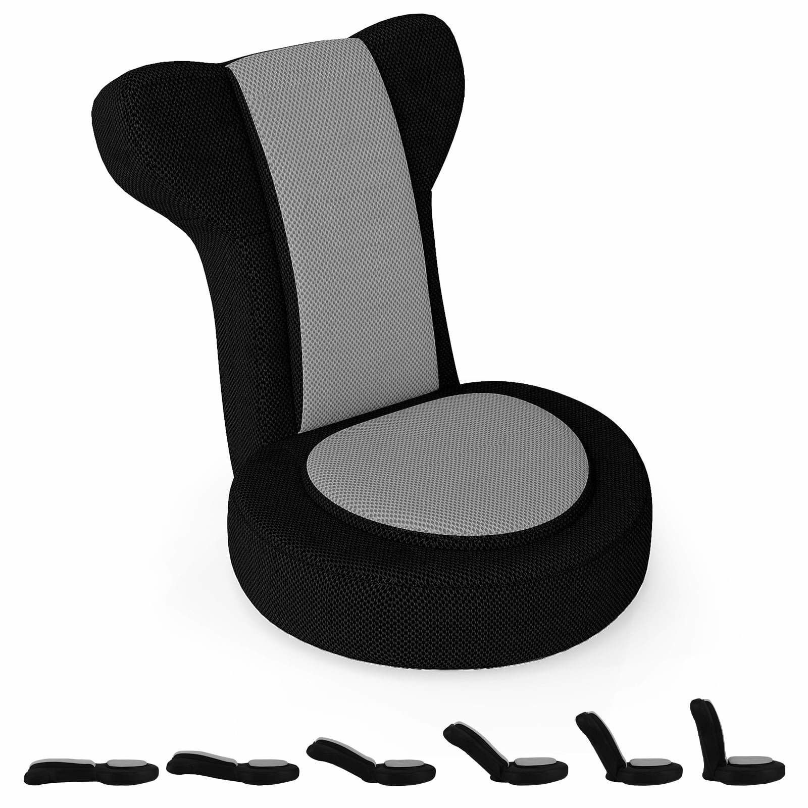 Justerbar gulvstol – Ergonomisk, åndbar, kompakt