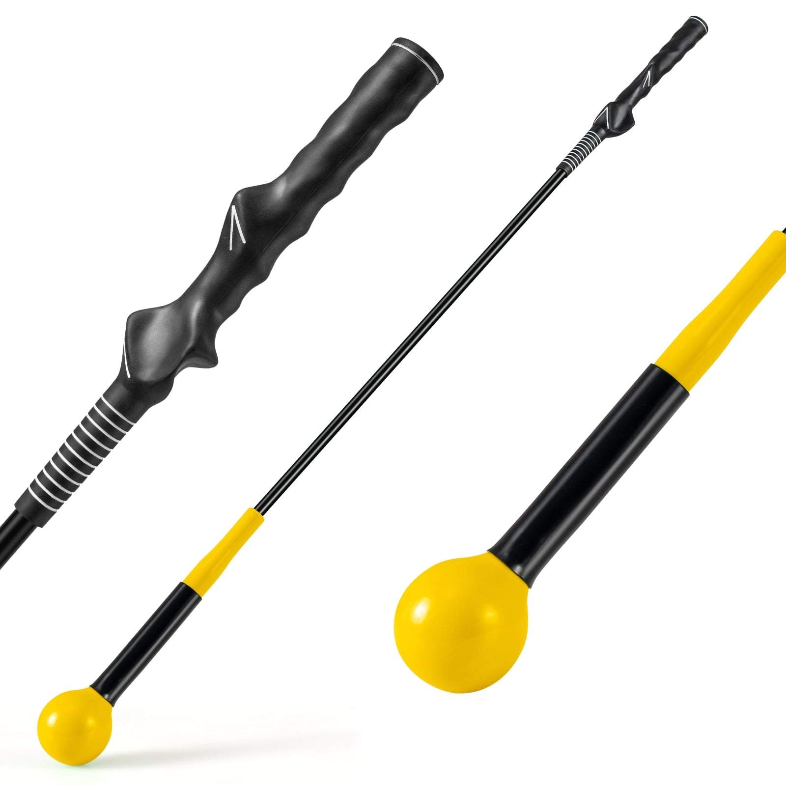 Golfsvingtränare – 100 cm, viktat huvud, flexibelt skaft | Hem & Hobby | Pryloteket