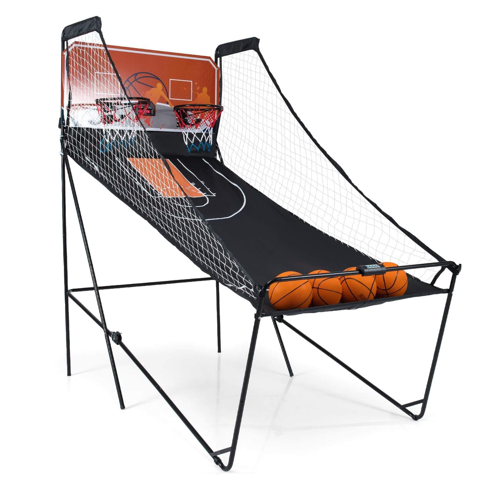 Hopfällbart arkadbasketspel – 8 lägen, LED-resultattavla | Hem & Hobby | Pryloteket