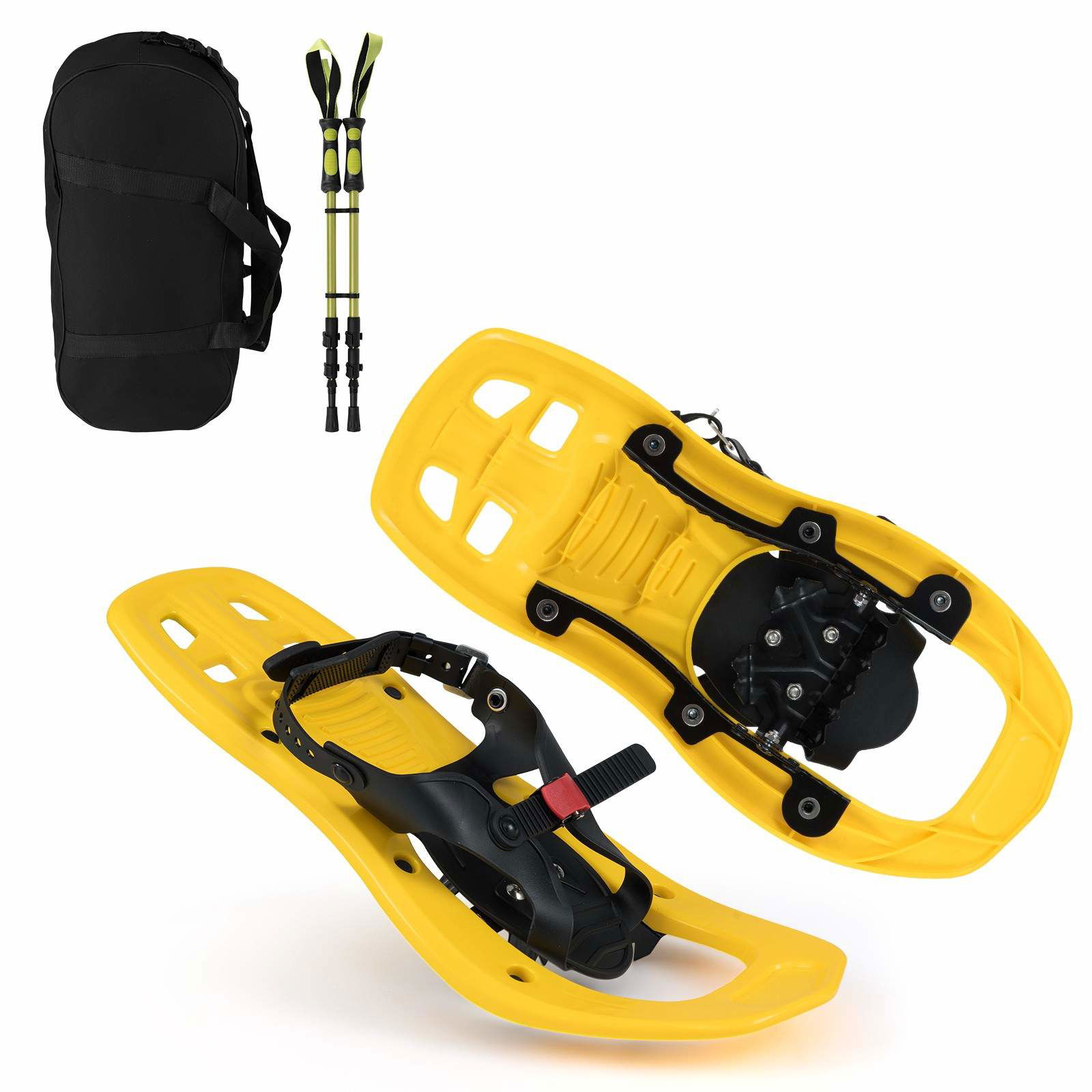 Børnesnesko og justerbare stavesæt – let, gul