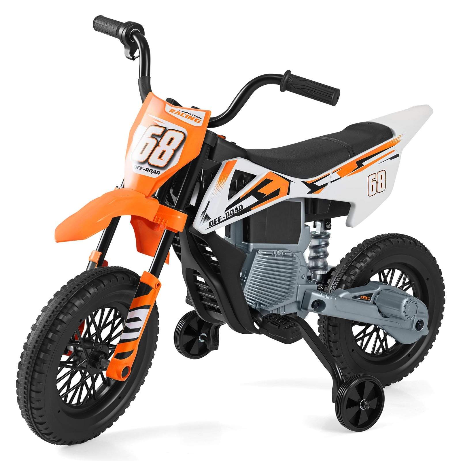 12V Elmotorcykel för barn – Avtagbara stödhjul, fjädring | Hem & Hobby | Pryloteket