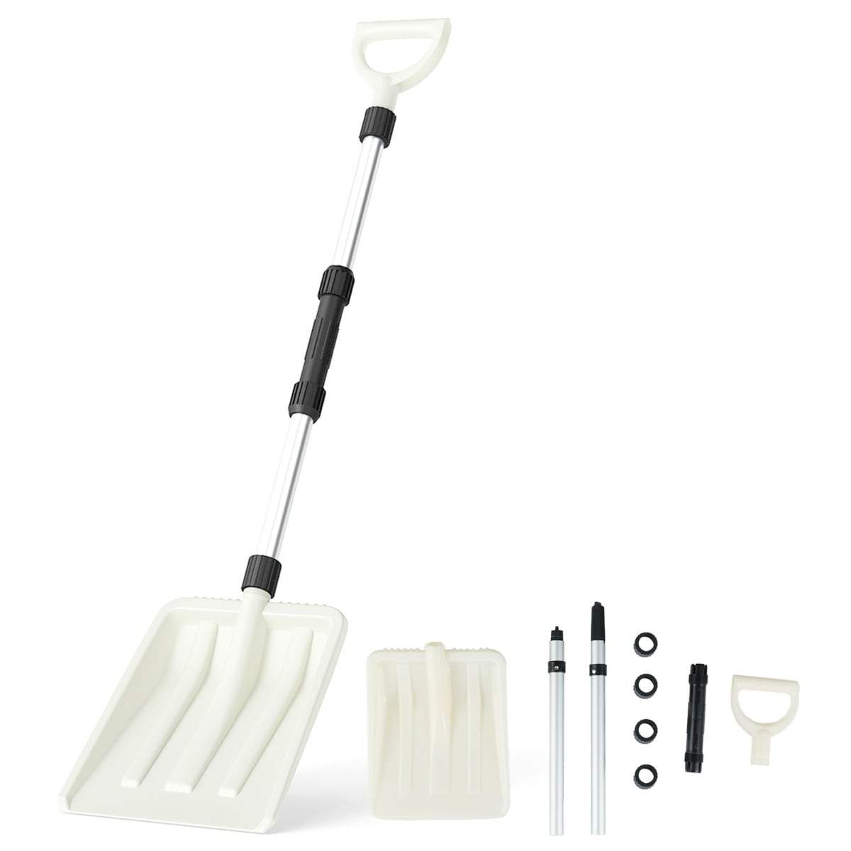 Snöskyffel med ergonomiskt grepp och aluminiumhandtag | Hem & Hobby | Pryloteket