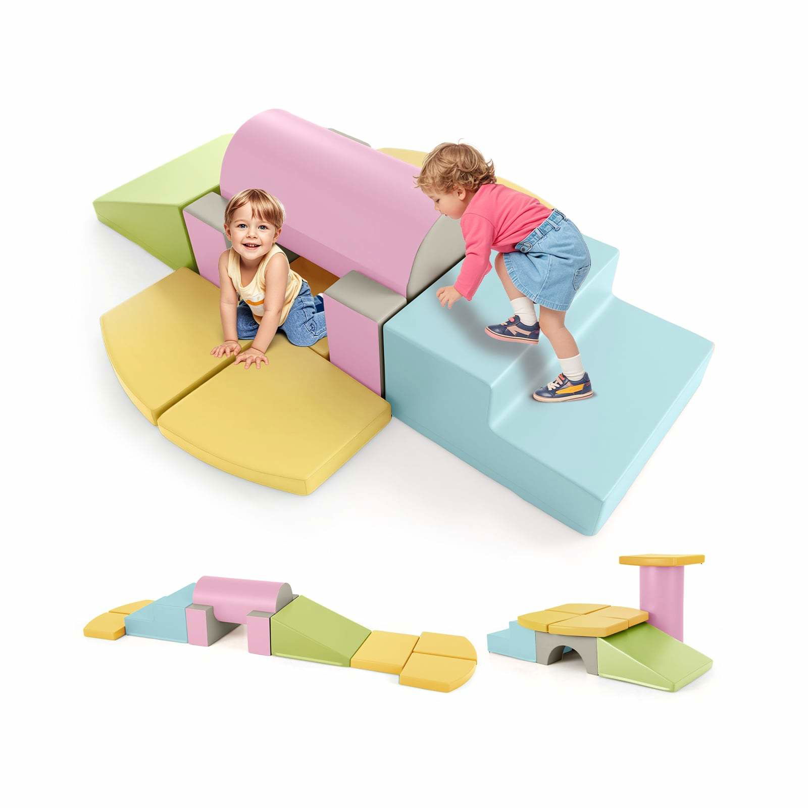 Klätterblock i skum för småbarn – set med 10 delar | Hem & Hobby | Pryloteket