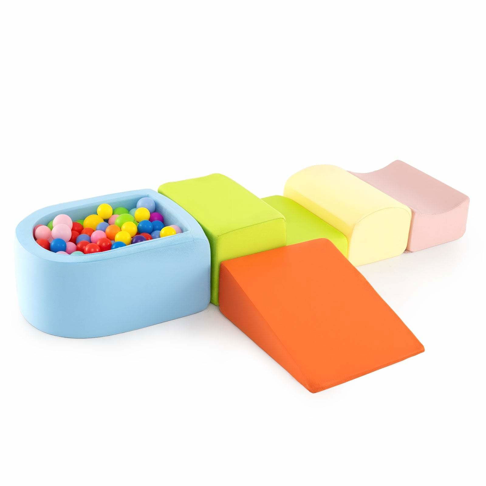 5-delat mjukt klätterblockset med bollhav | Hem & Hobby | Pryloteket