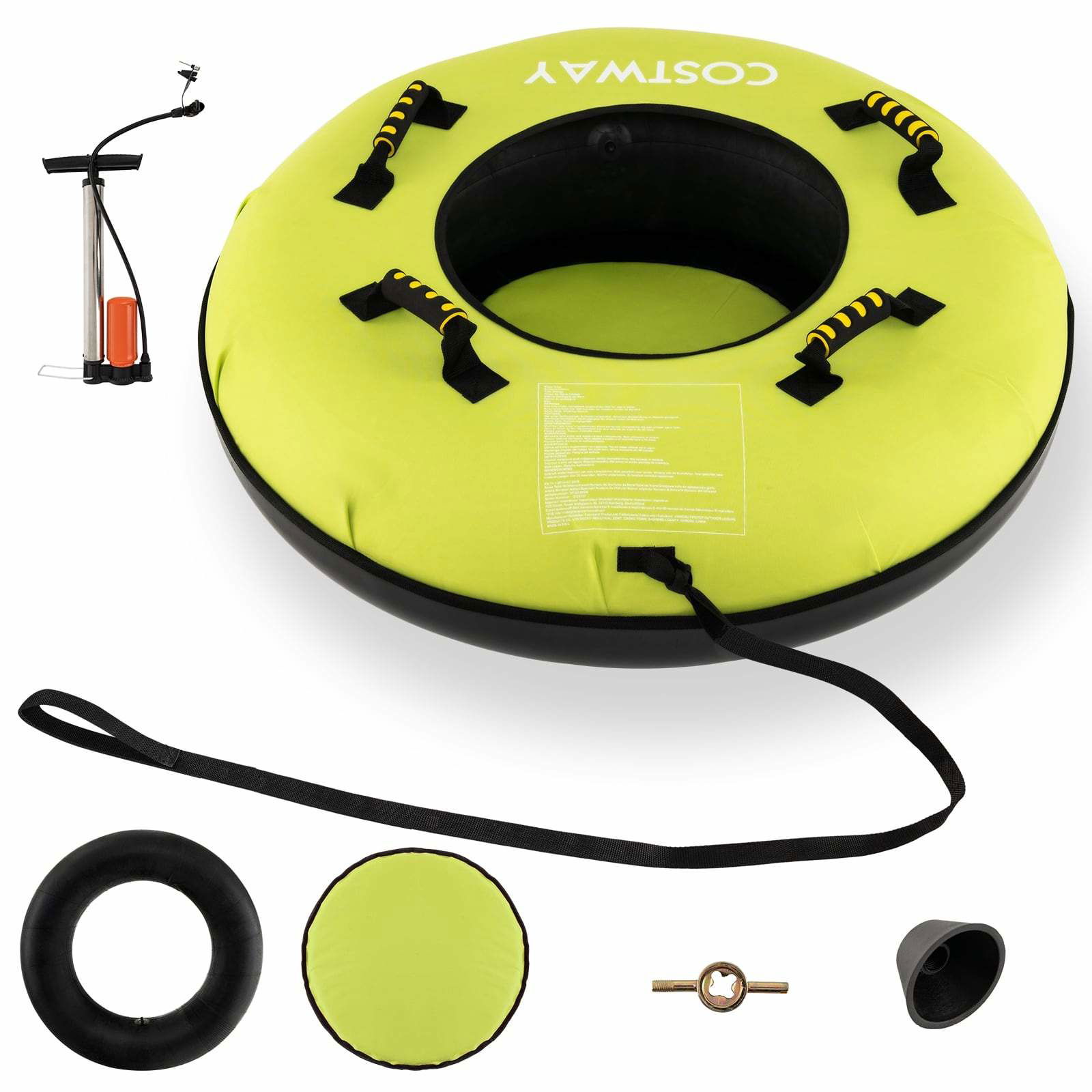 Uppblåsbar snöpulka med pump – hållbar, snabb, 100 cm | Hem & Hobby | Pryloteket