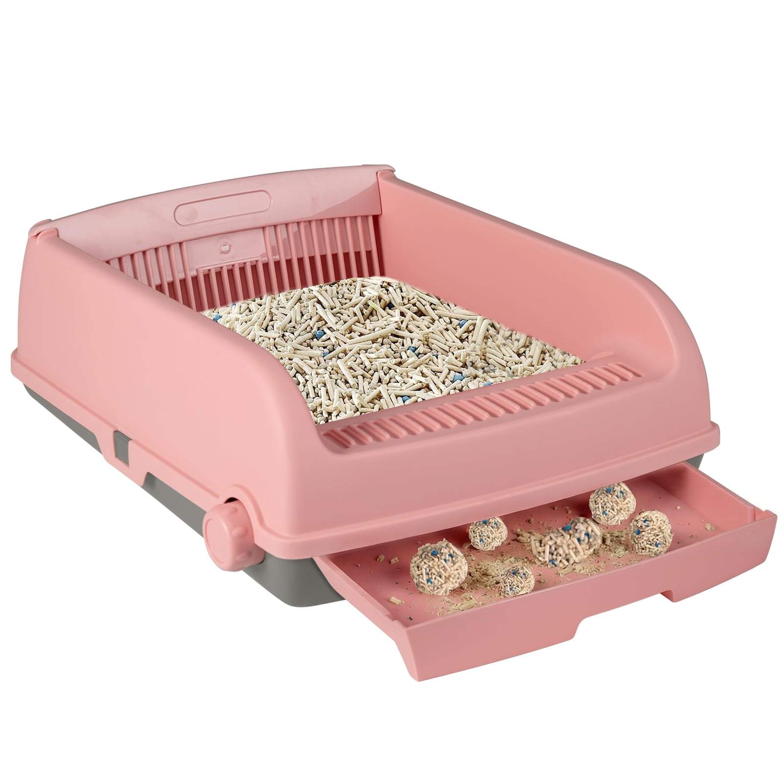 Halvautomatisk kattlåda, stänkskyddad, enkel att rengöra | Hem & Hobby | Pryloteket