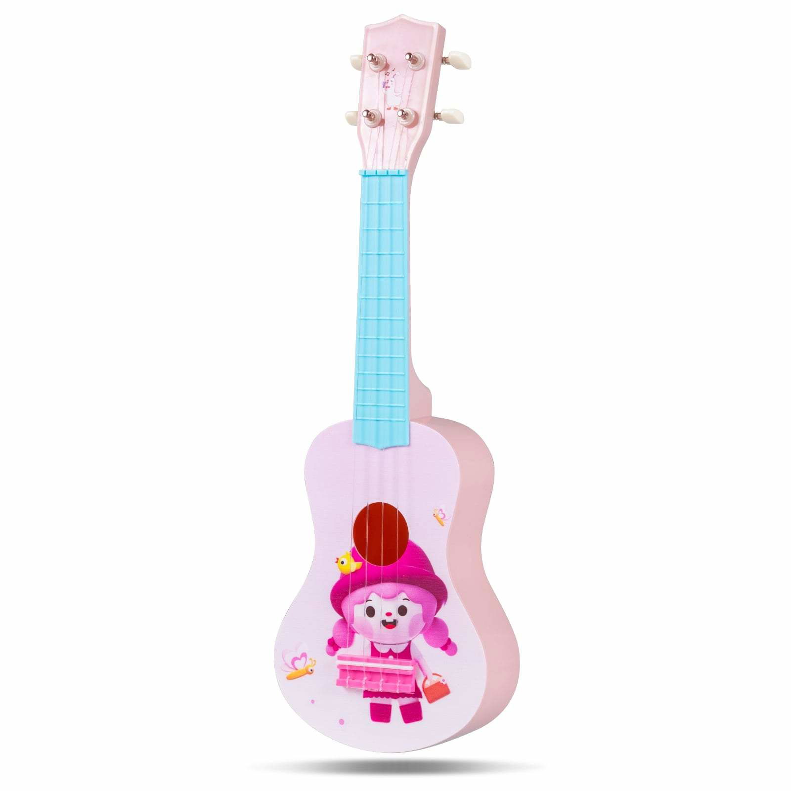 Børne 21-tommer pink ukulele – sikkert og let at spille på design