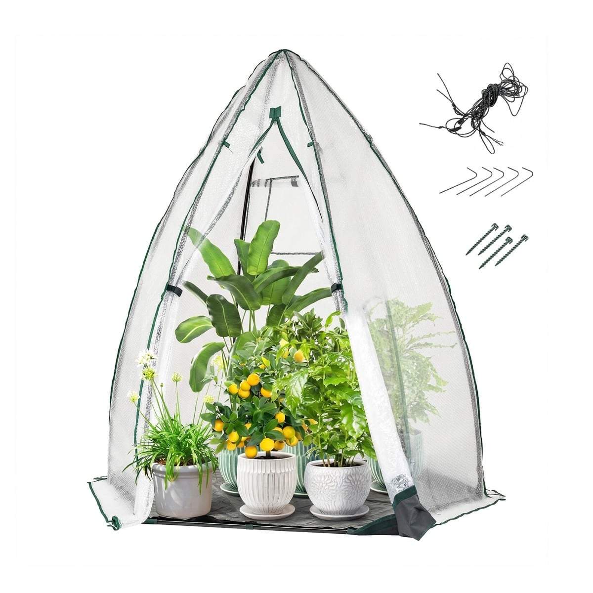 Miniväxthus i walk-in-utförande – PE-bubbelskydd, väderbeständigt | Hem & Hobby | Pryloteket