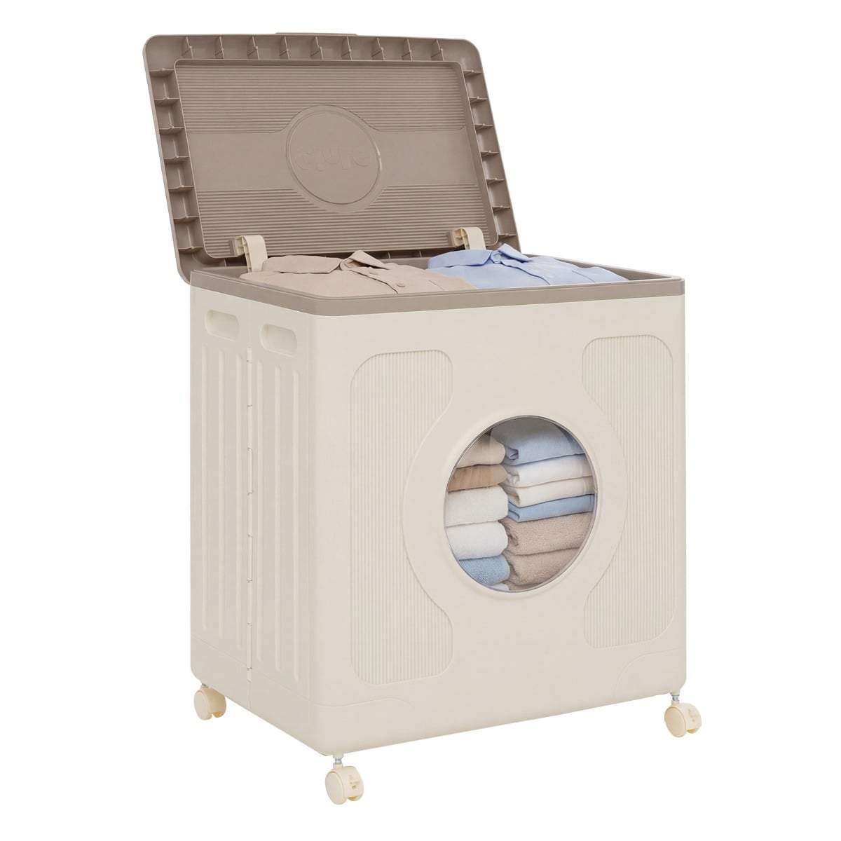 Rullande förvaringslåda med lock – 45 liter, enkel mobilitet | Hem & Hobby | Pryloteket