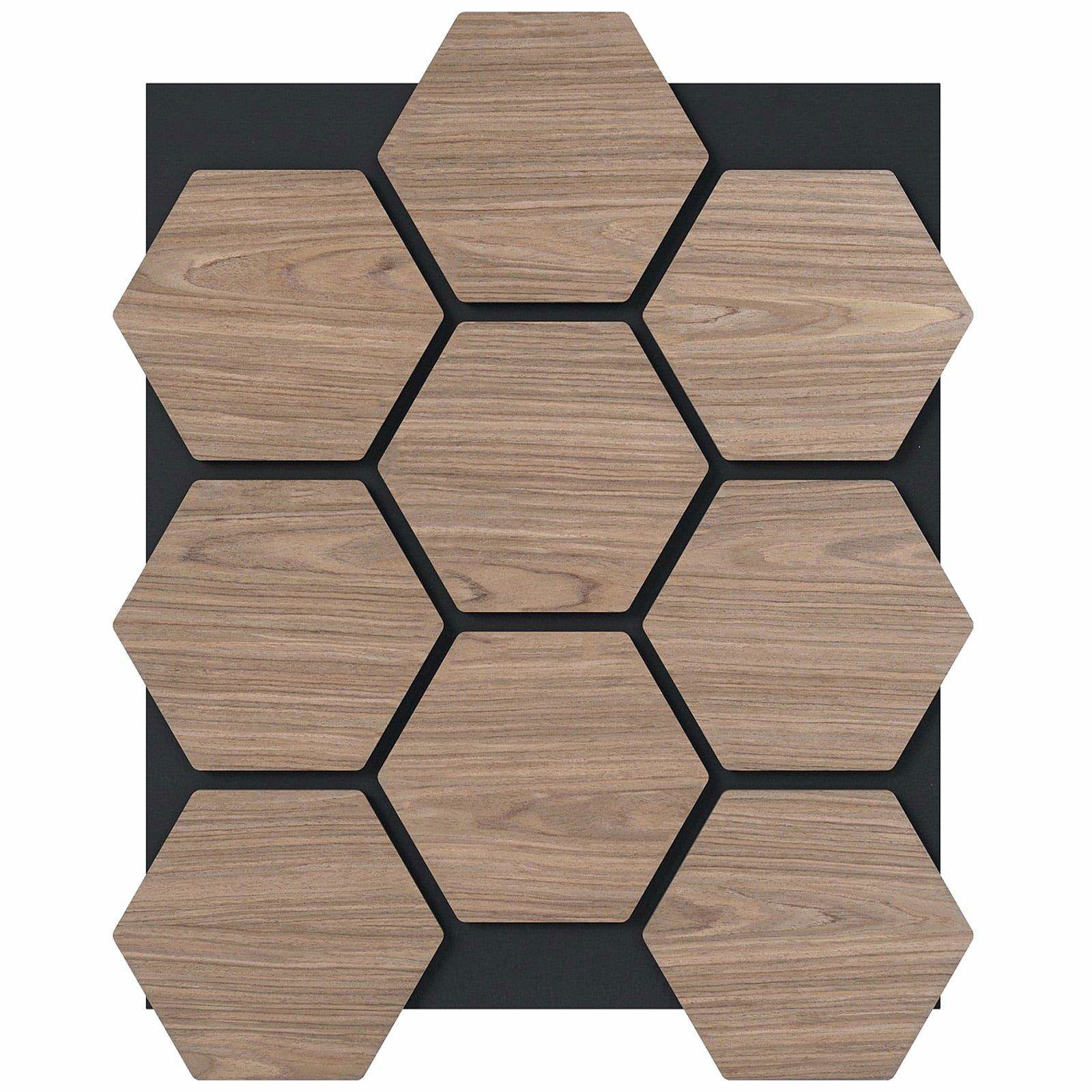 Akustiske vægpaneler – Lydisolerende, nem installation, 81x66 cm