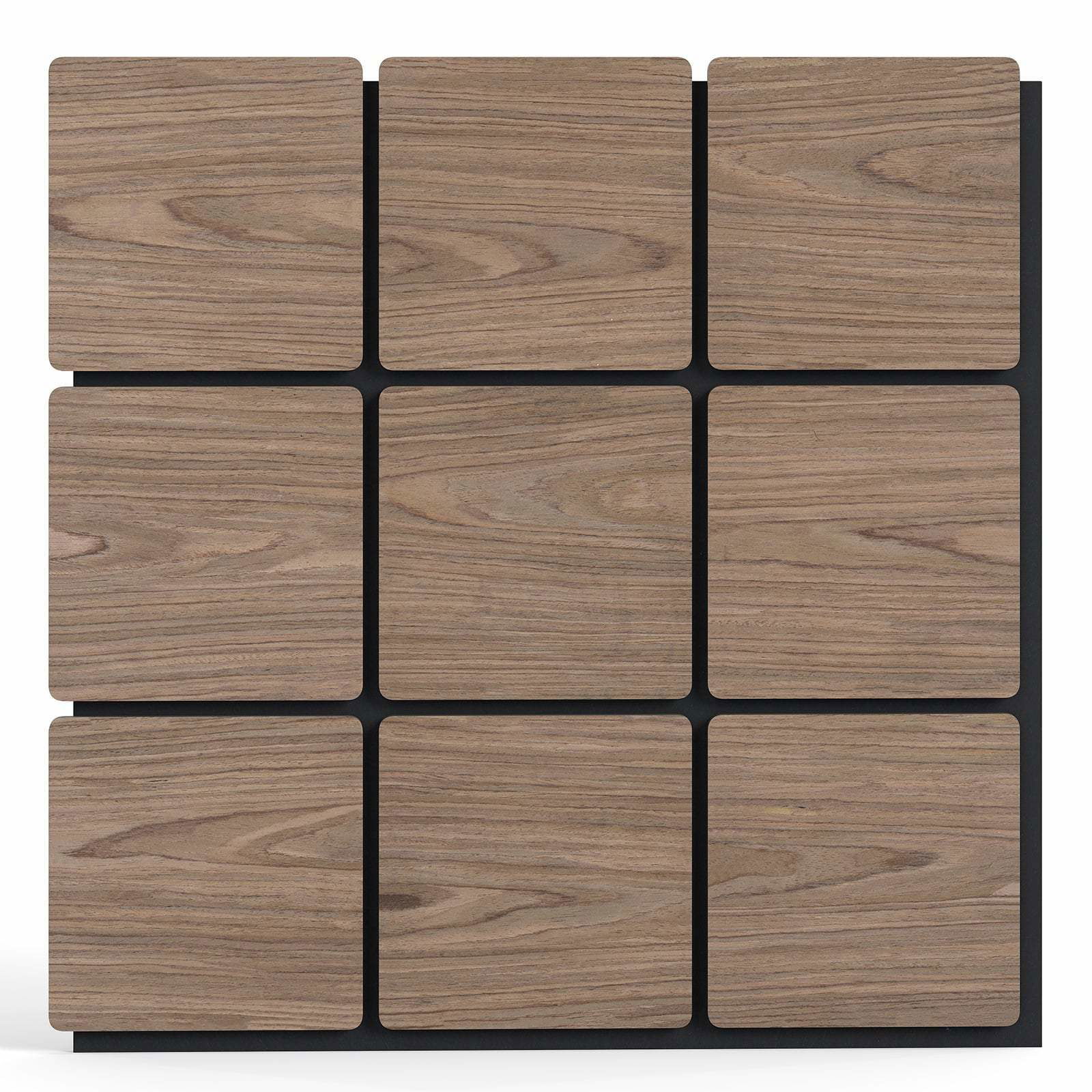 Akustiske vægpaneler, 4-pak – Lydisolerende, 62x62 cm