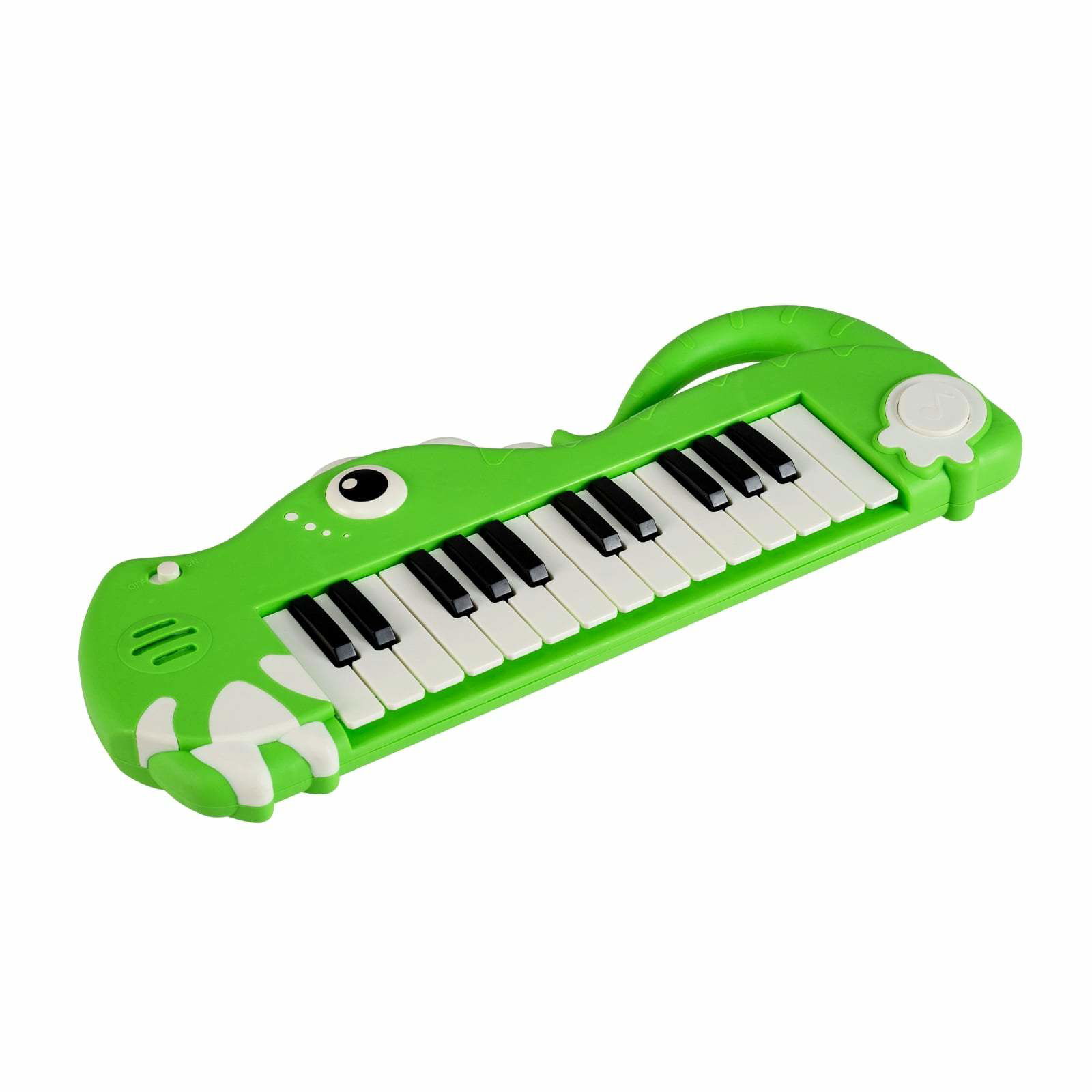 Børne digitalklaver – 25 tangenter, musik og lys, dinosaur-/elefantdesign