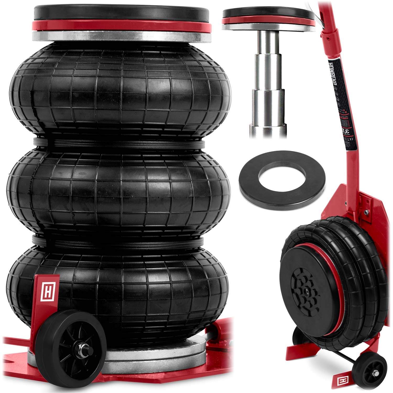 Pneumatisk donkraft 3,5 tons – Holdbar, nem løft