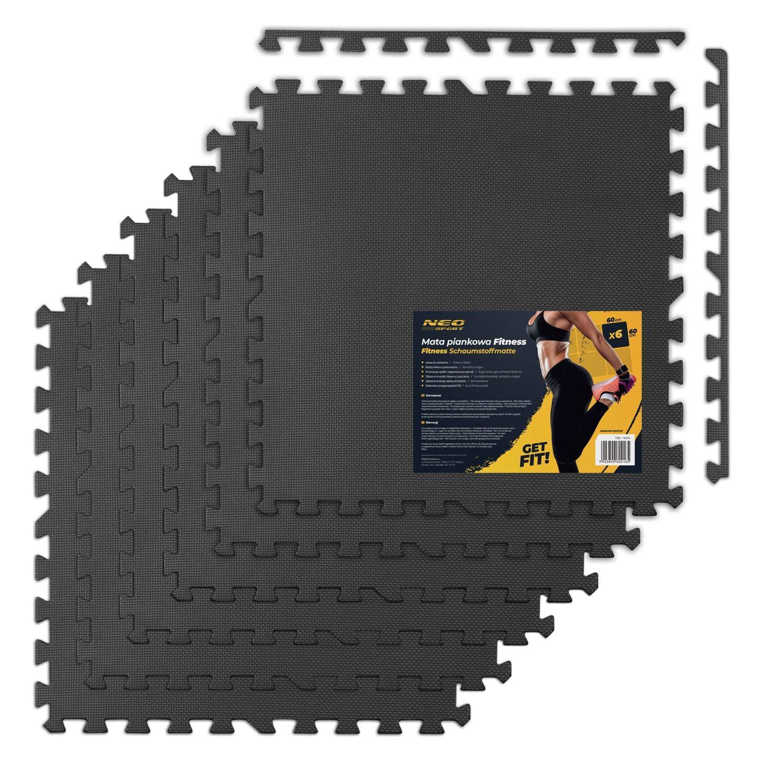 Fitnesspusselmatta 180x120 cm – EVA-skum, halkfri, expanderbar | Hem & Hobby | Pryloteket