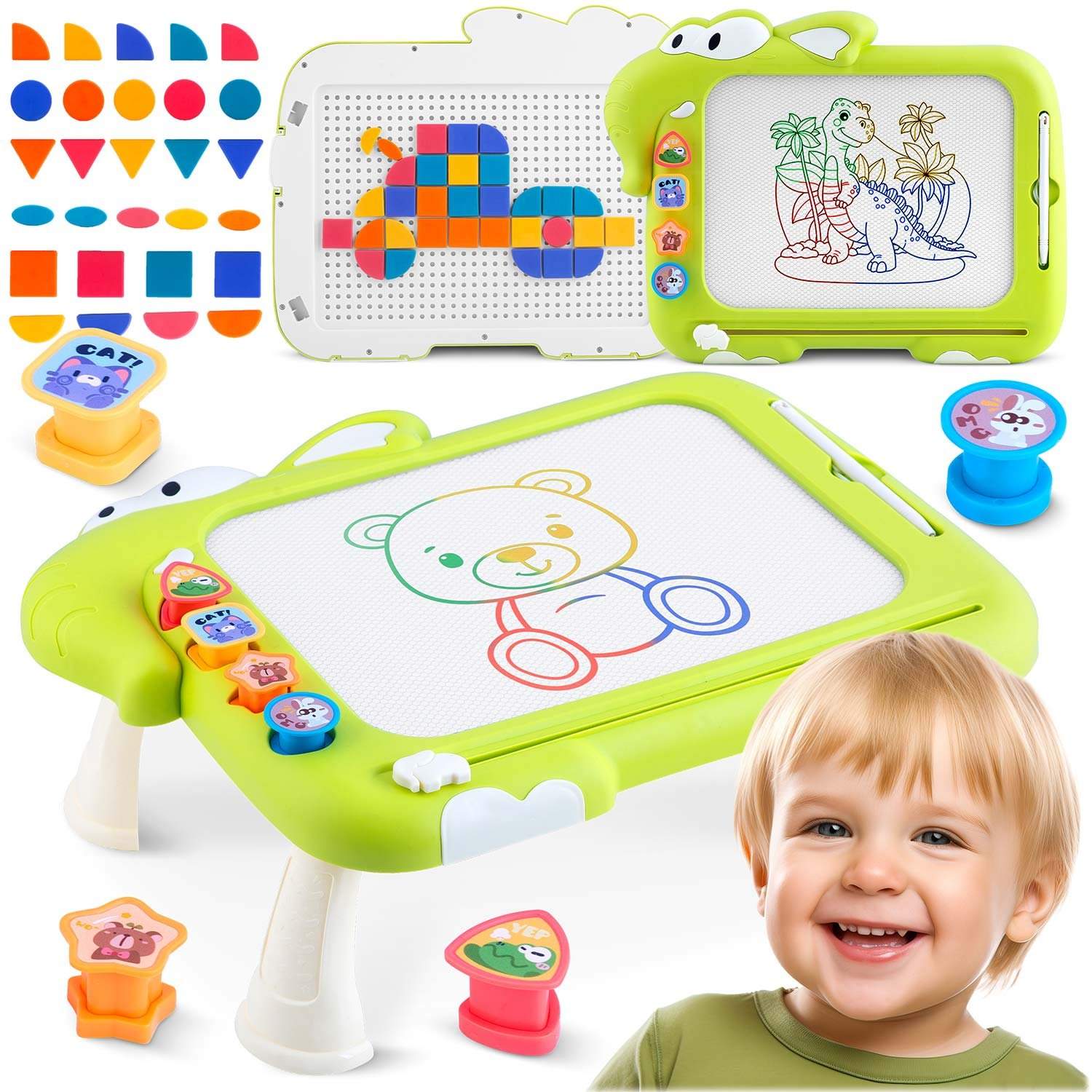 Ricokids RK-823 magnetiskt pusselbord för barn tangram | Hem & Hobby | Pryloteket
