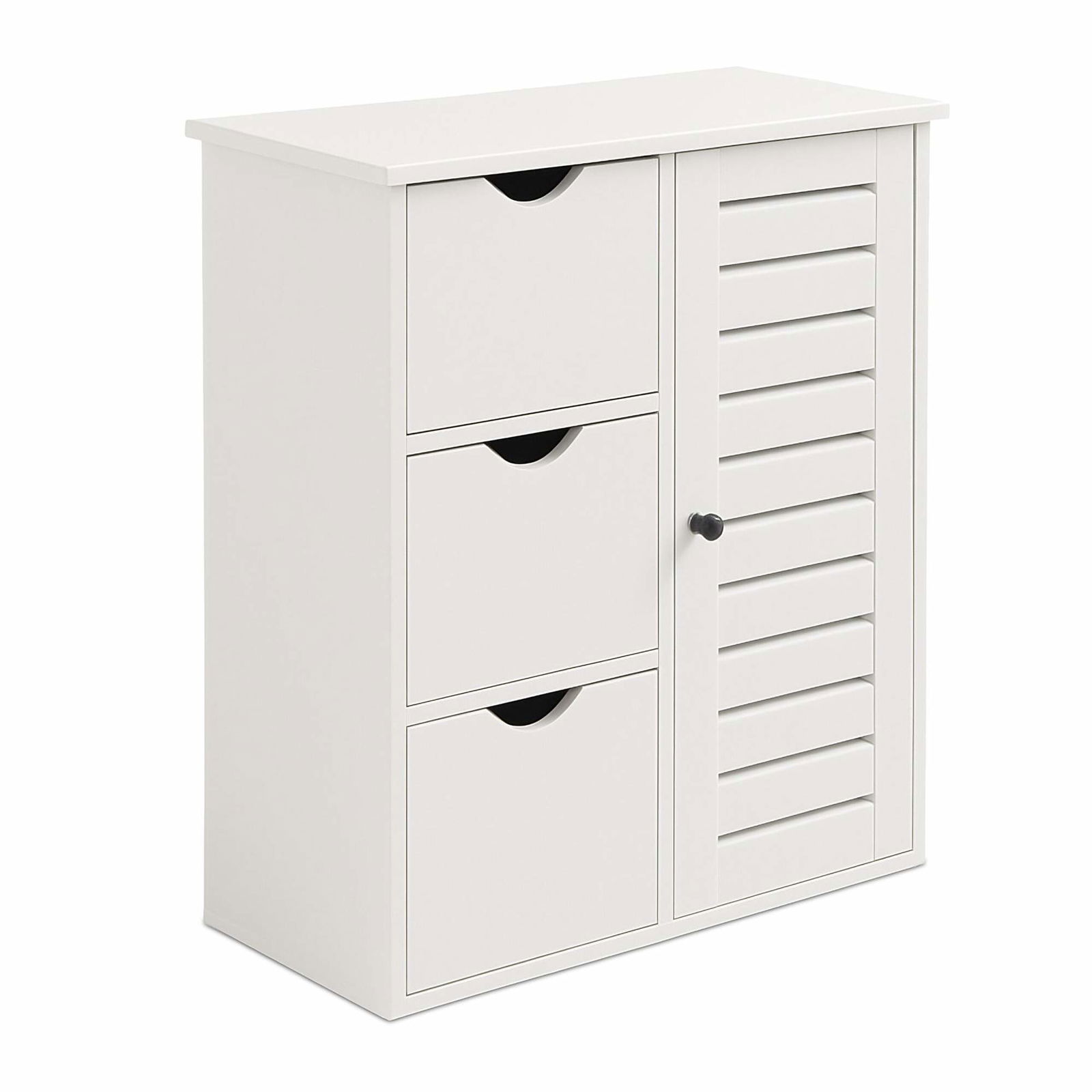 Badeværelsesskab med 3 skuffer – justerbare hylder