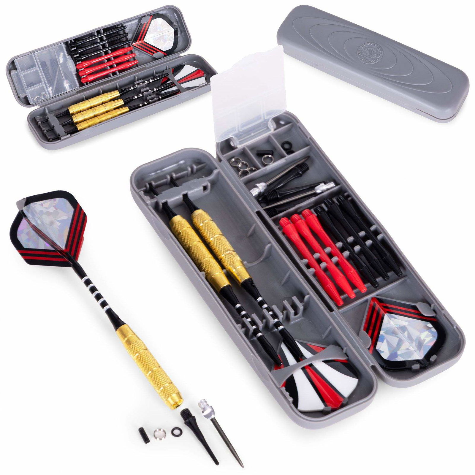 17g mässingspilset – räfflat grepp, extra spetsar och pilar | Hem & Hobby | Pryloteket