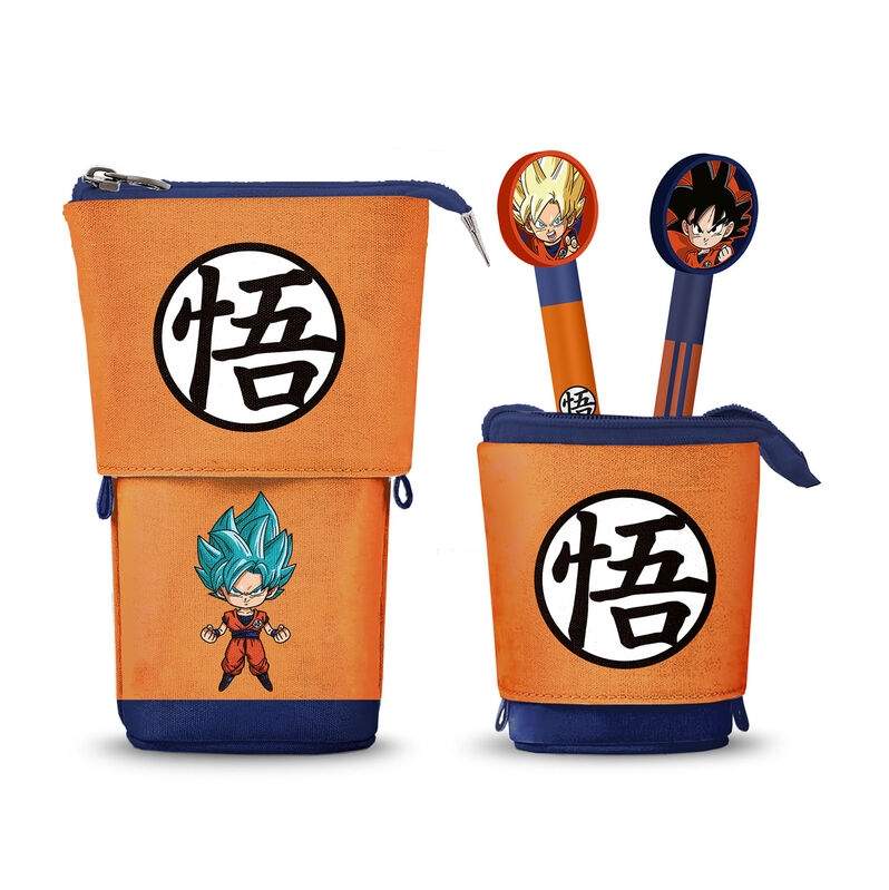 Dragon Ball Super penalhus + 2 viskelige penne