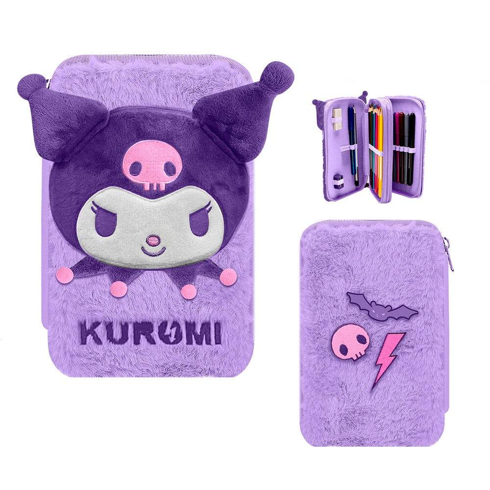 Hello Kitty Kuromi dobbelt penalhus
