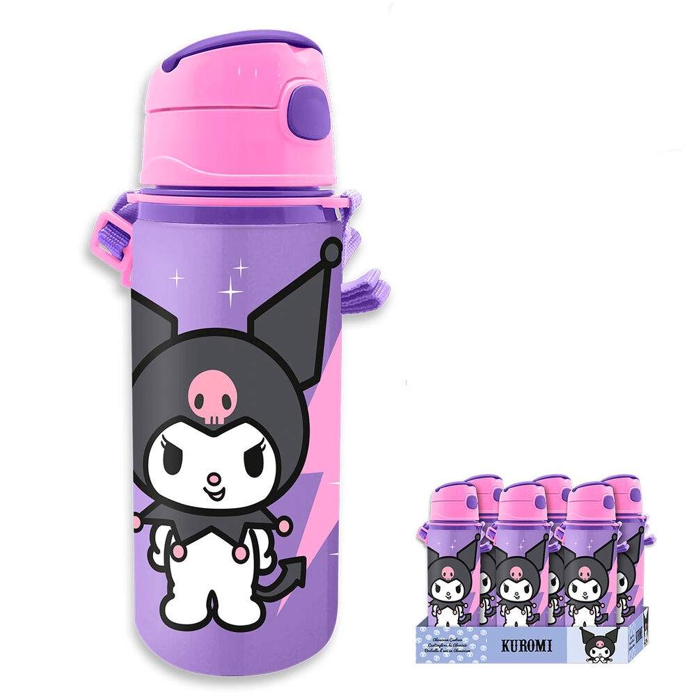 Hello Kitty Kuromi aluminiumsflaske 600ml