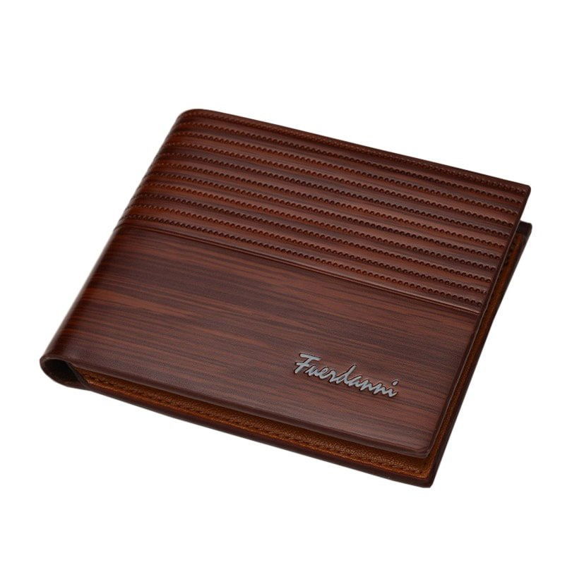 Luksuriøs Tegnebog - PU Læder - Maksimal Komfort - Lysebrun