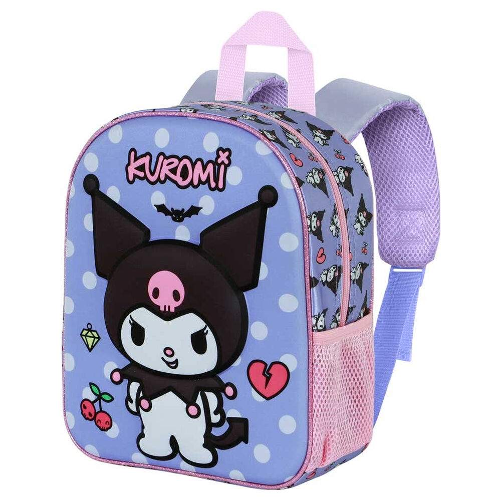 Hello Kitty ja ystävät Kuromi Rebel 3D-reppu 30cm